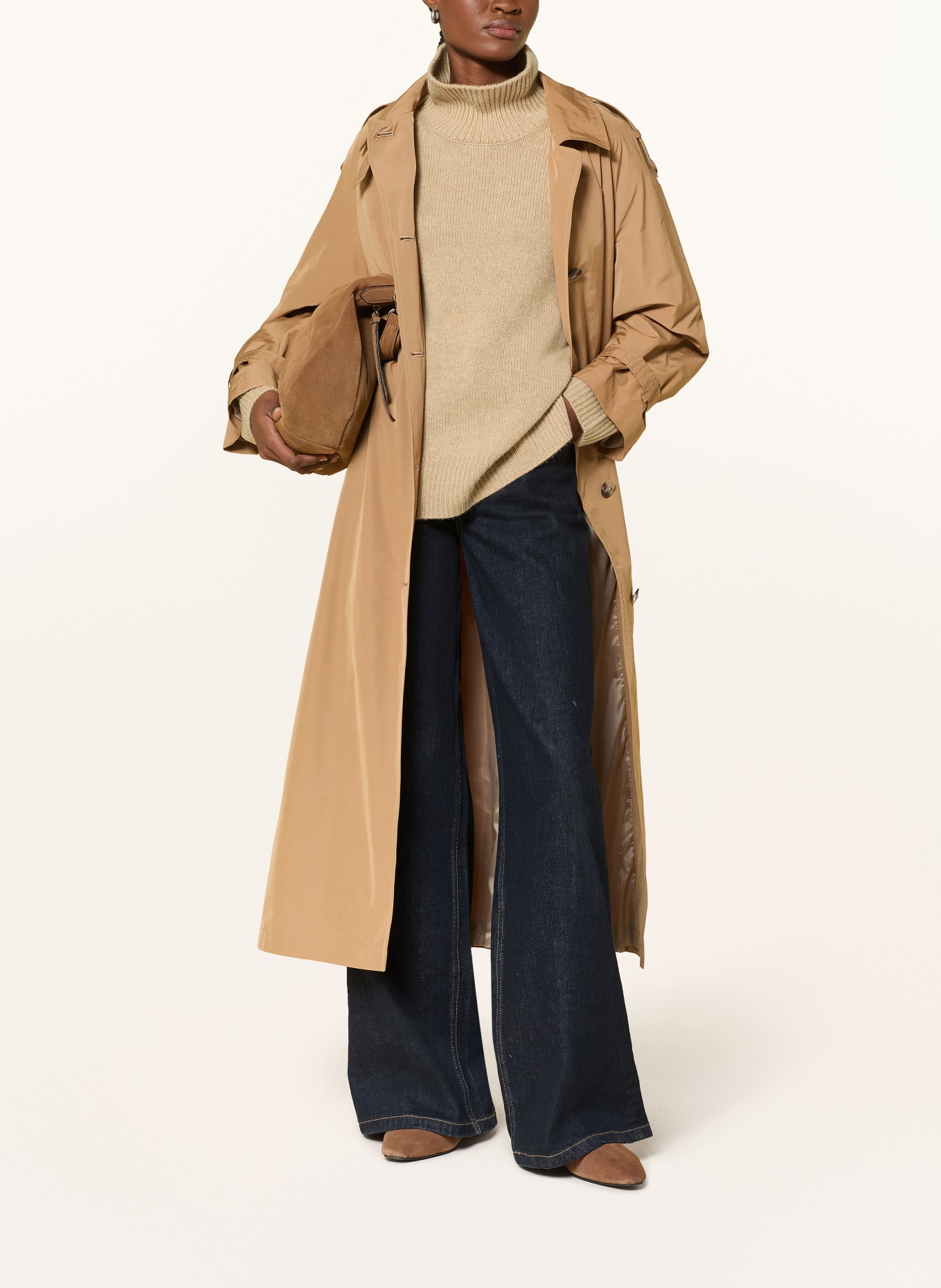 darling harbour Cashmere sweater: camel Melange
