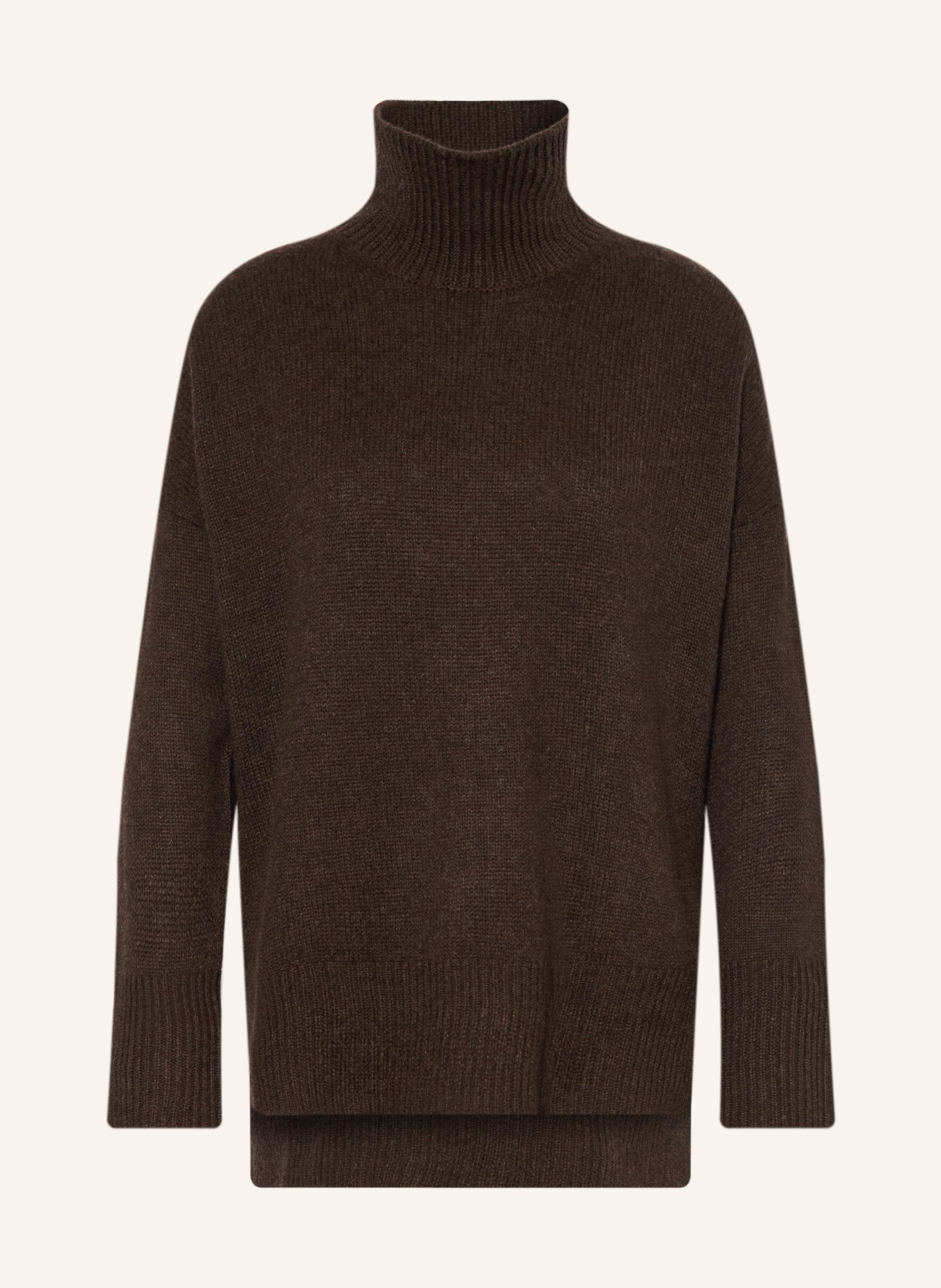 darling harbour Cashmere sweater: chocolate melange