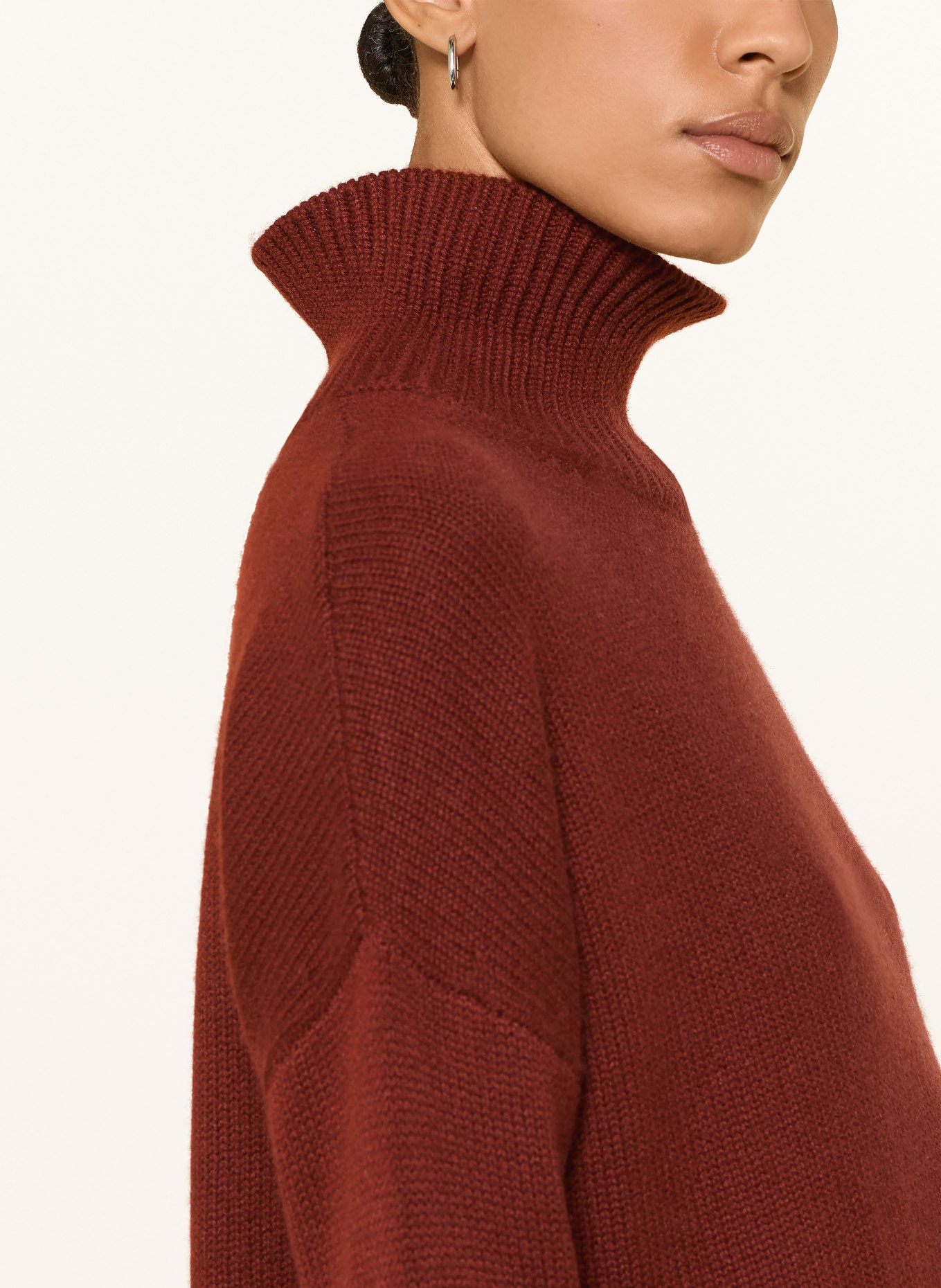 darling harbour Cashmere sweater: MARONE