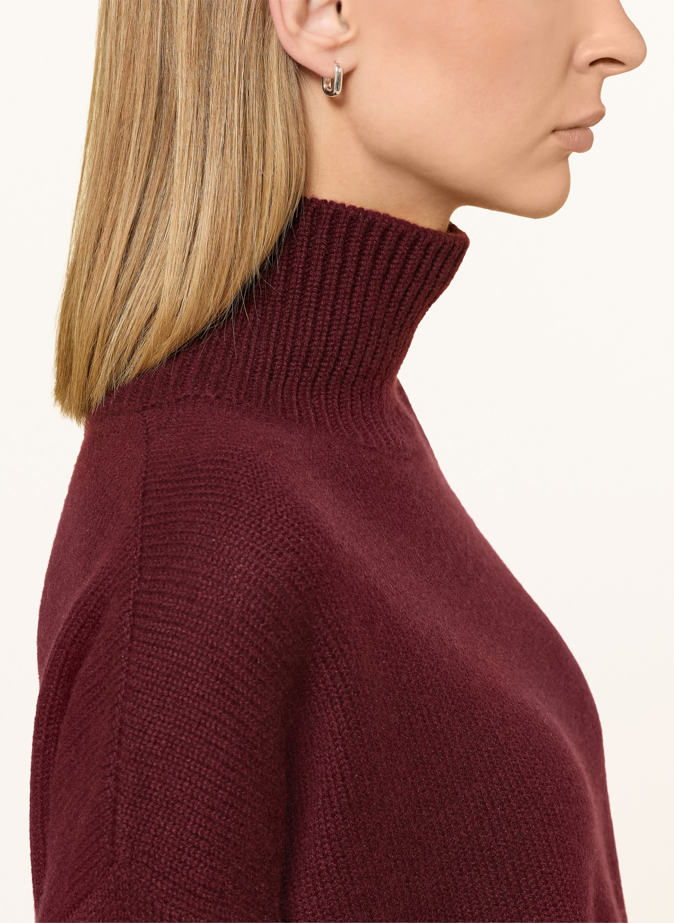darling harbour Cashmere sweater: deep merlot