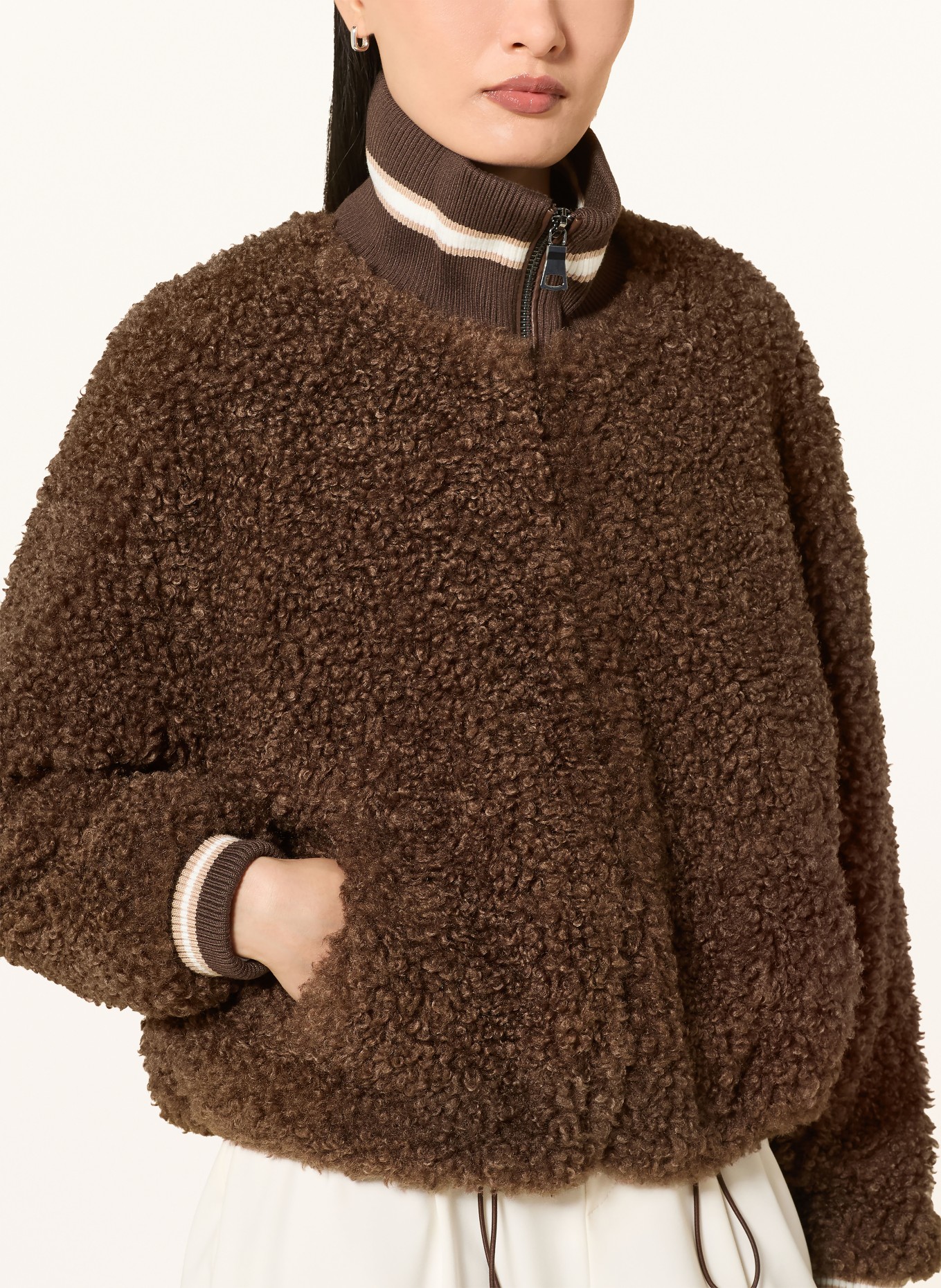No.1 Como Blouson: MARO ÎNCHIS