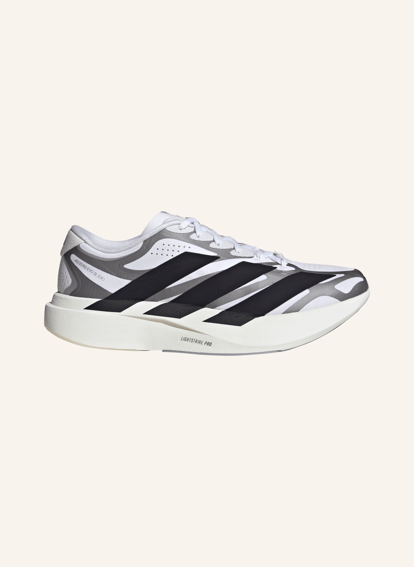 adidas Buty do biegania ADIZERO RVO SL EXO: BIAŁY / SZARY / CZARNY