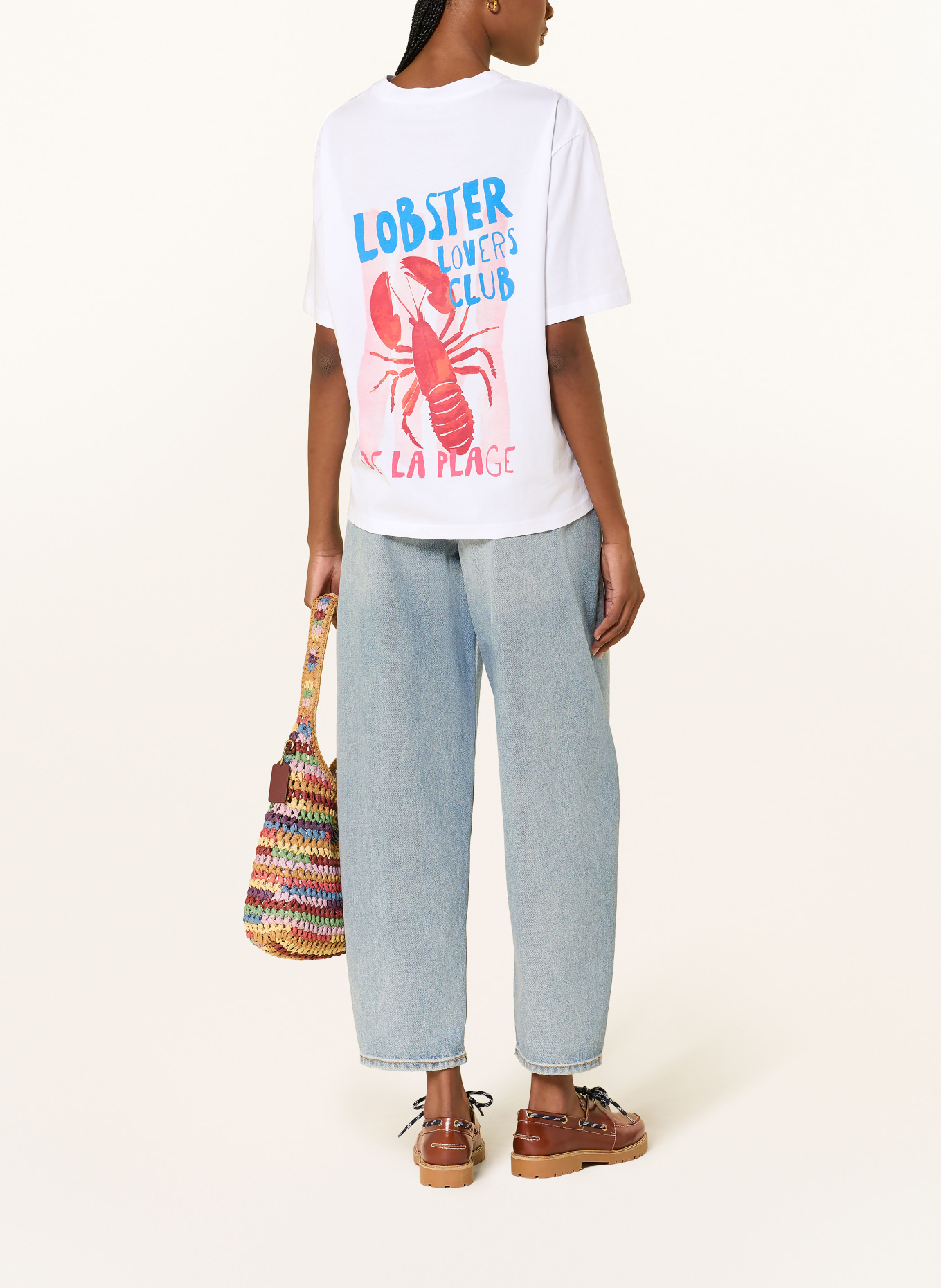 MRS & HUGS T-Shirt: WEISS / ROT / BLAU