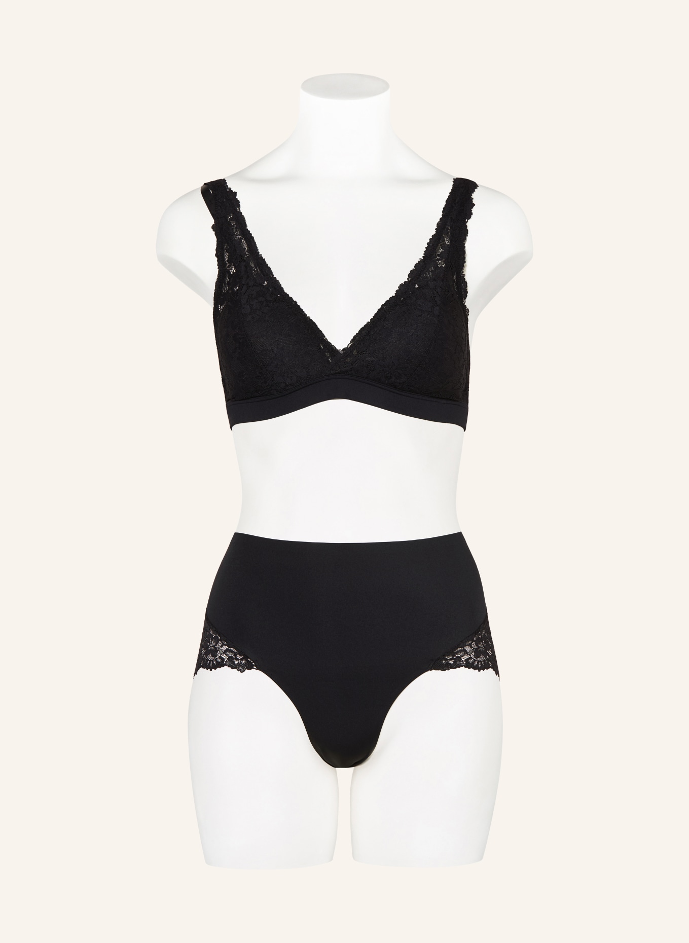 MARIE JO Majtki z wysokim stanem SOFT STUDIO: CZARNY