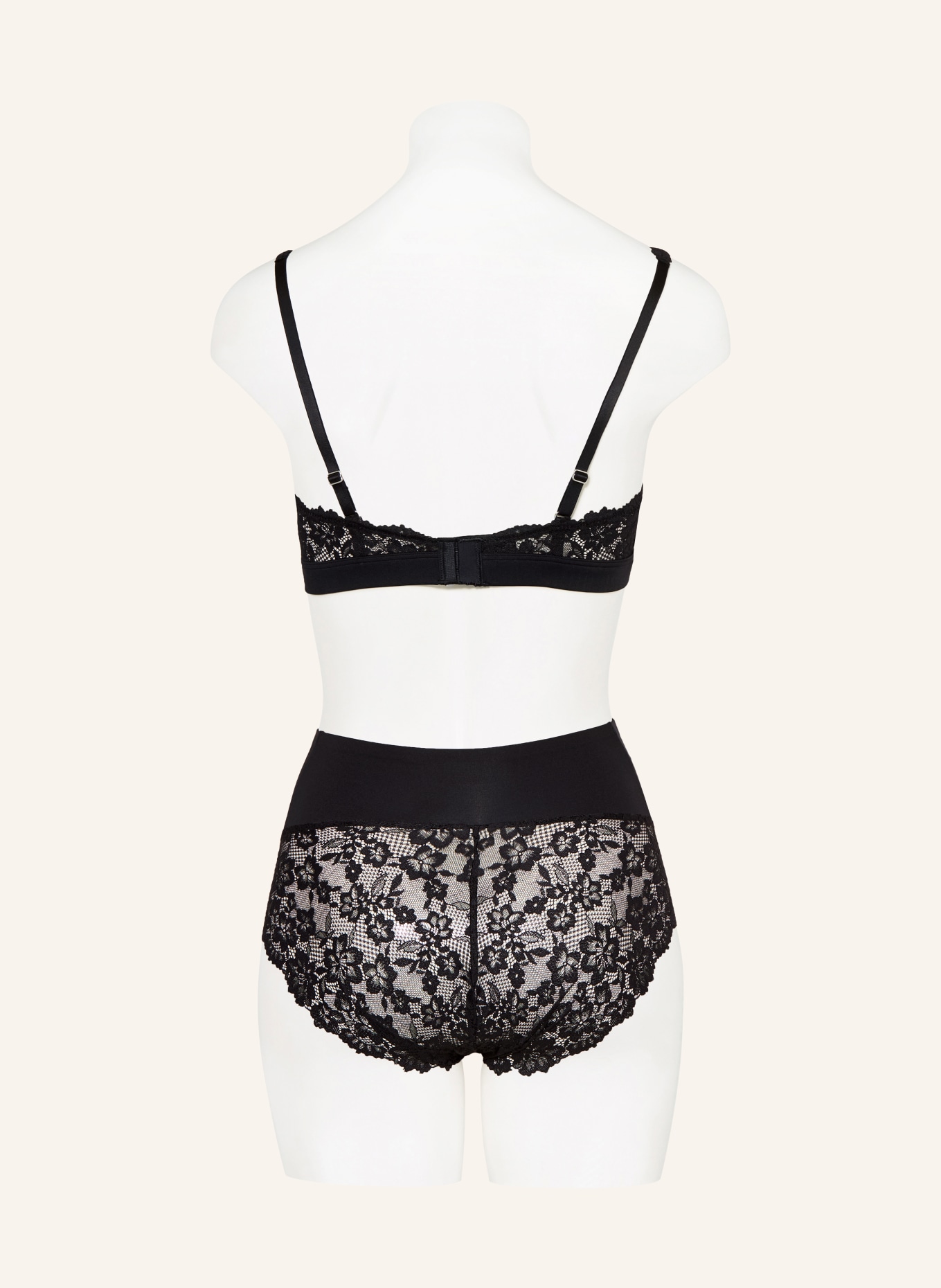 MARIE JO Majtki z wysokim stanem SOFT STUDIO: CZARNY