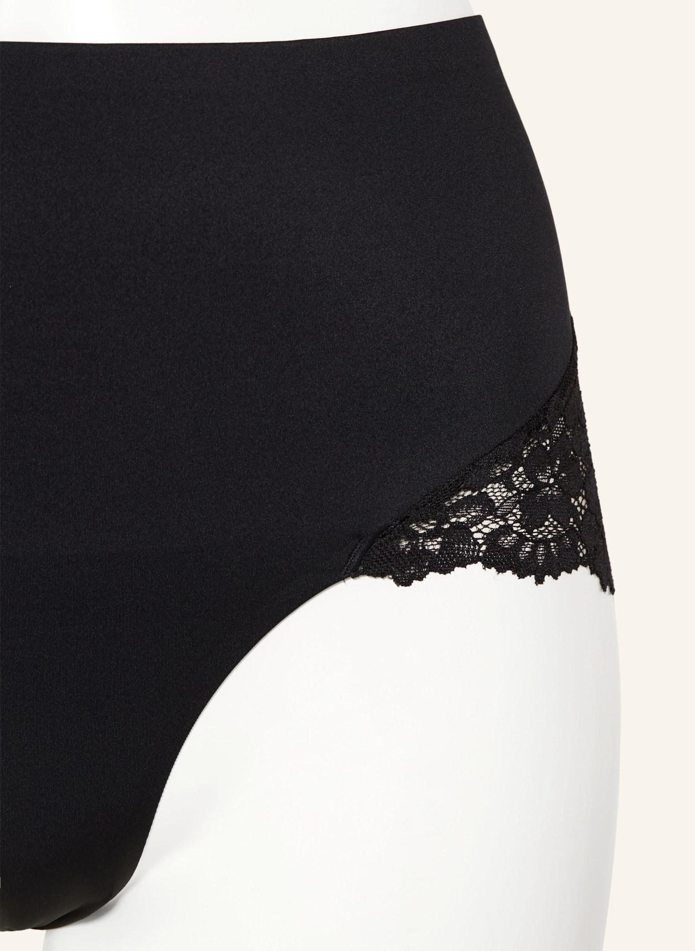 MARIE JO Majtki z wysokim stanem SOFT STUDIO: CZARNY