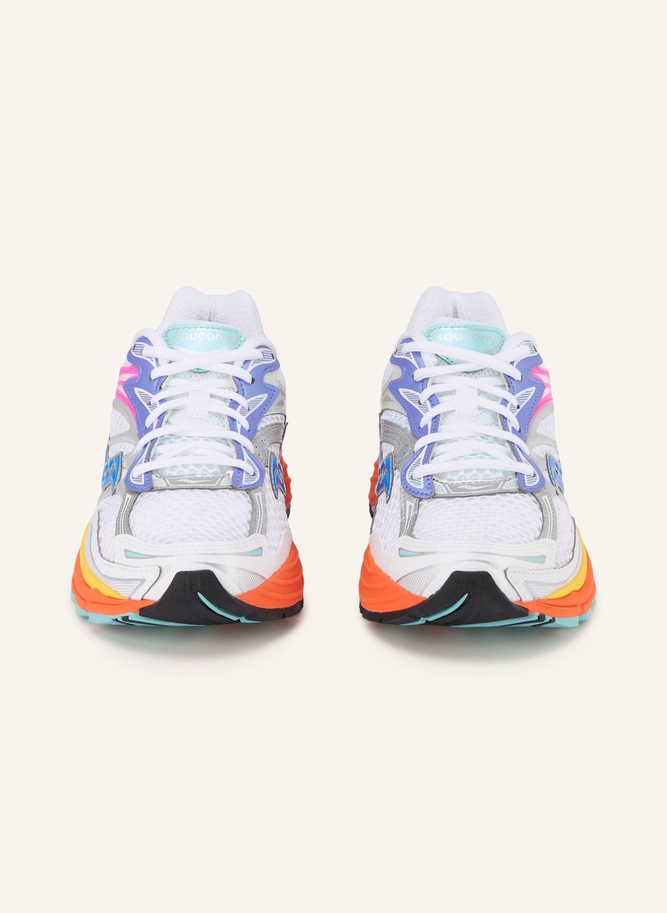 saucony Sneaker PROGRID OMNI 9: WEISS / PINK / BLAU