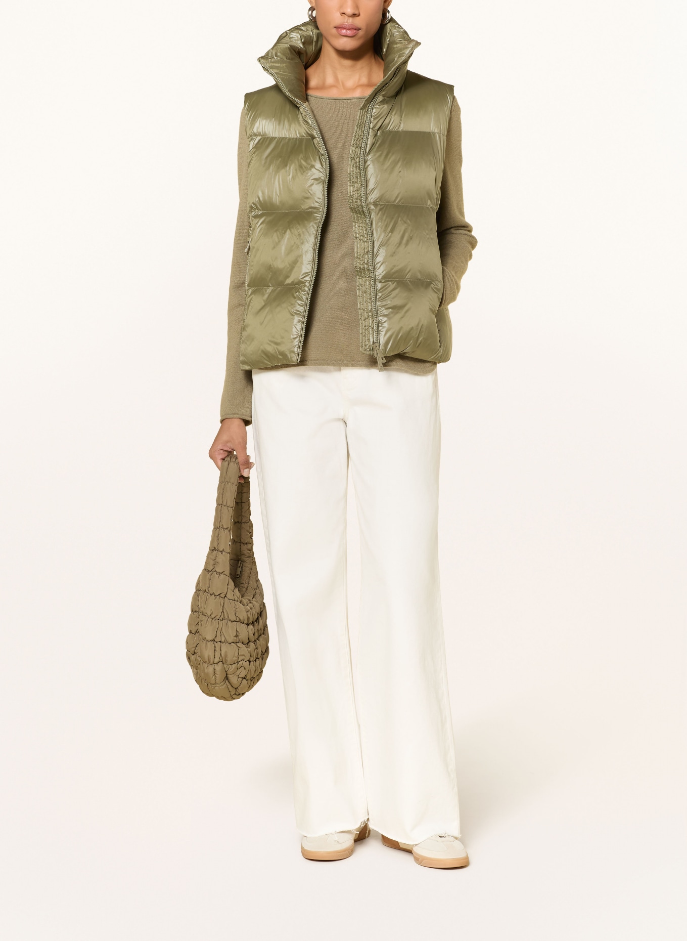 darling harbour Quilted vest: TEA