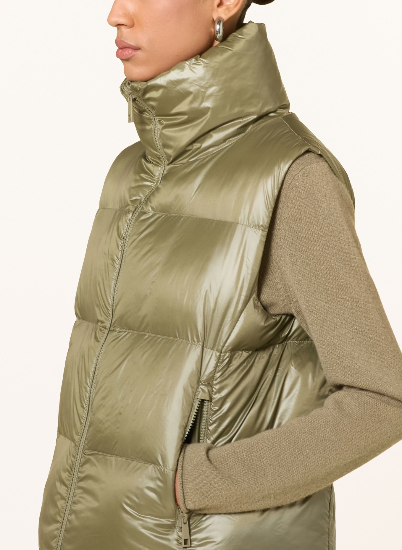 darling harbour Quilted vest: TEA