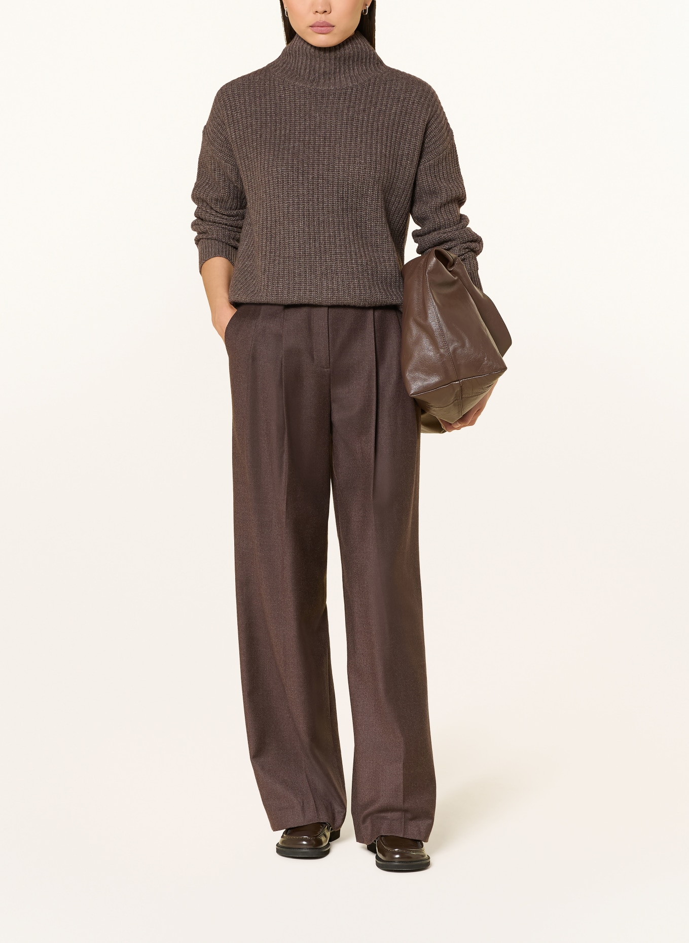 darling harbour Pull en cachemire: truffle melange