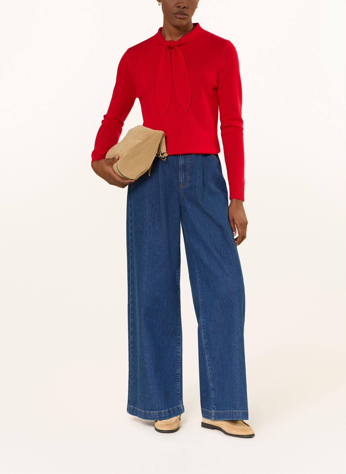 darling harbour Pull en cachemire: RED