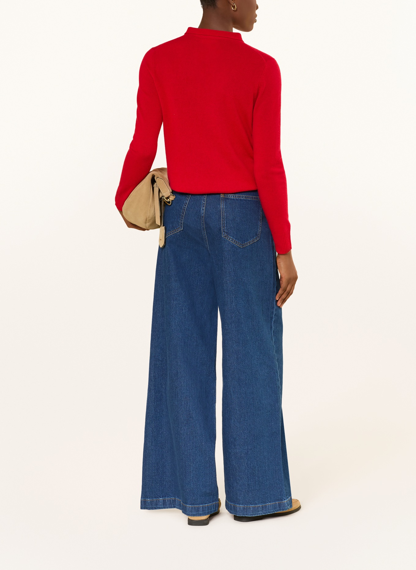 darling harbour Pull en cachemire: RED
