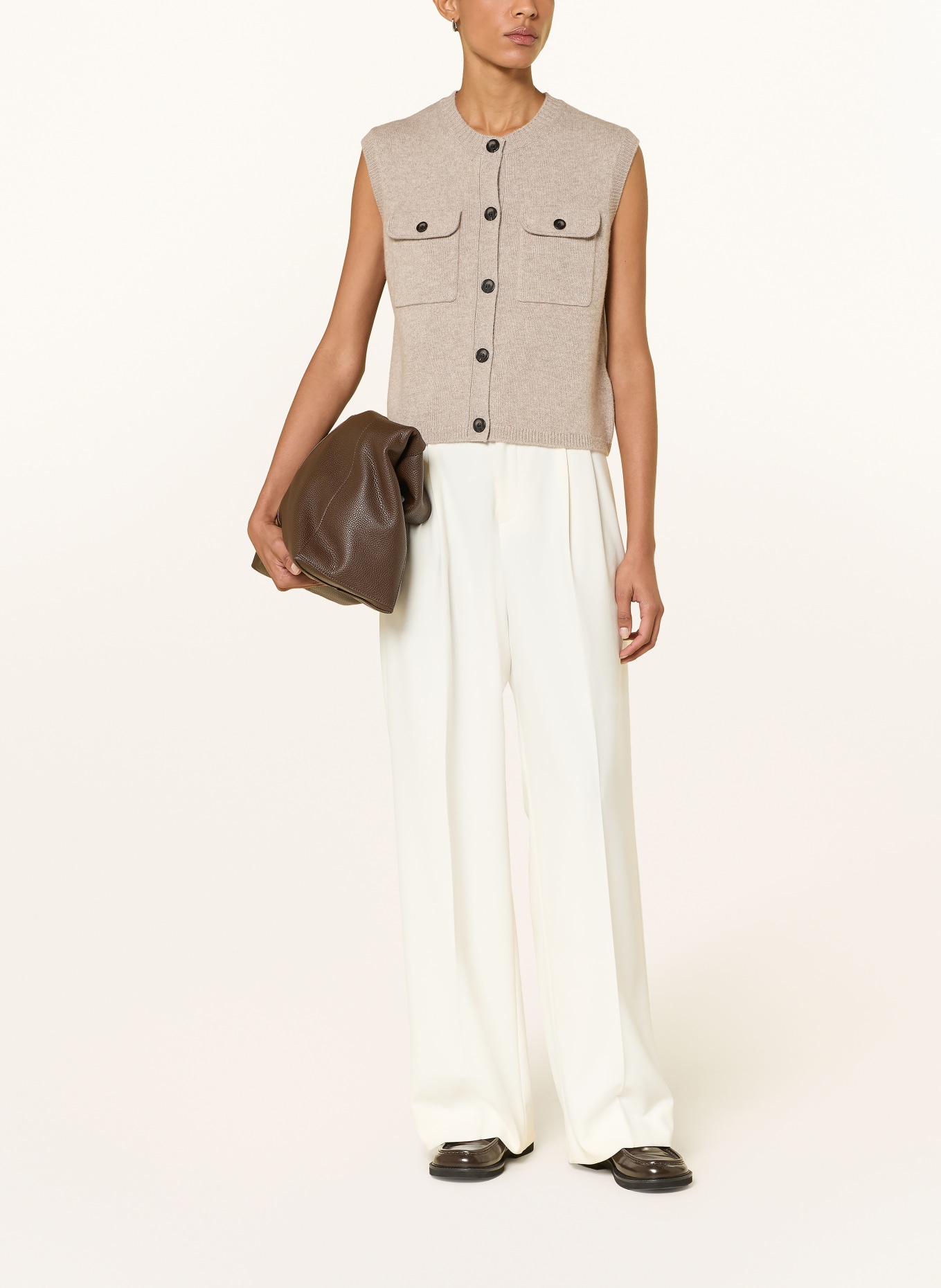 darling harbour Gilet en maille avec cachemire: kitt melange