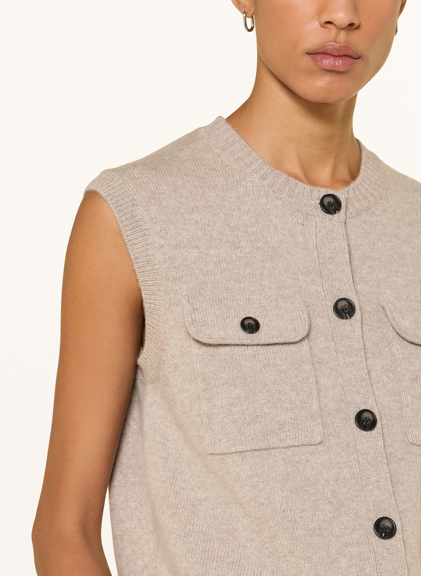 darling harbour Gilet en maille avec cachemire: kitt melange