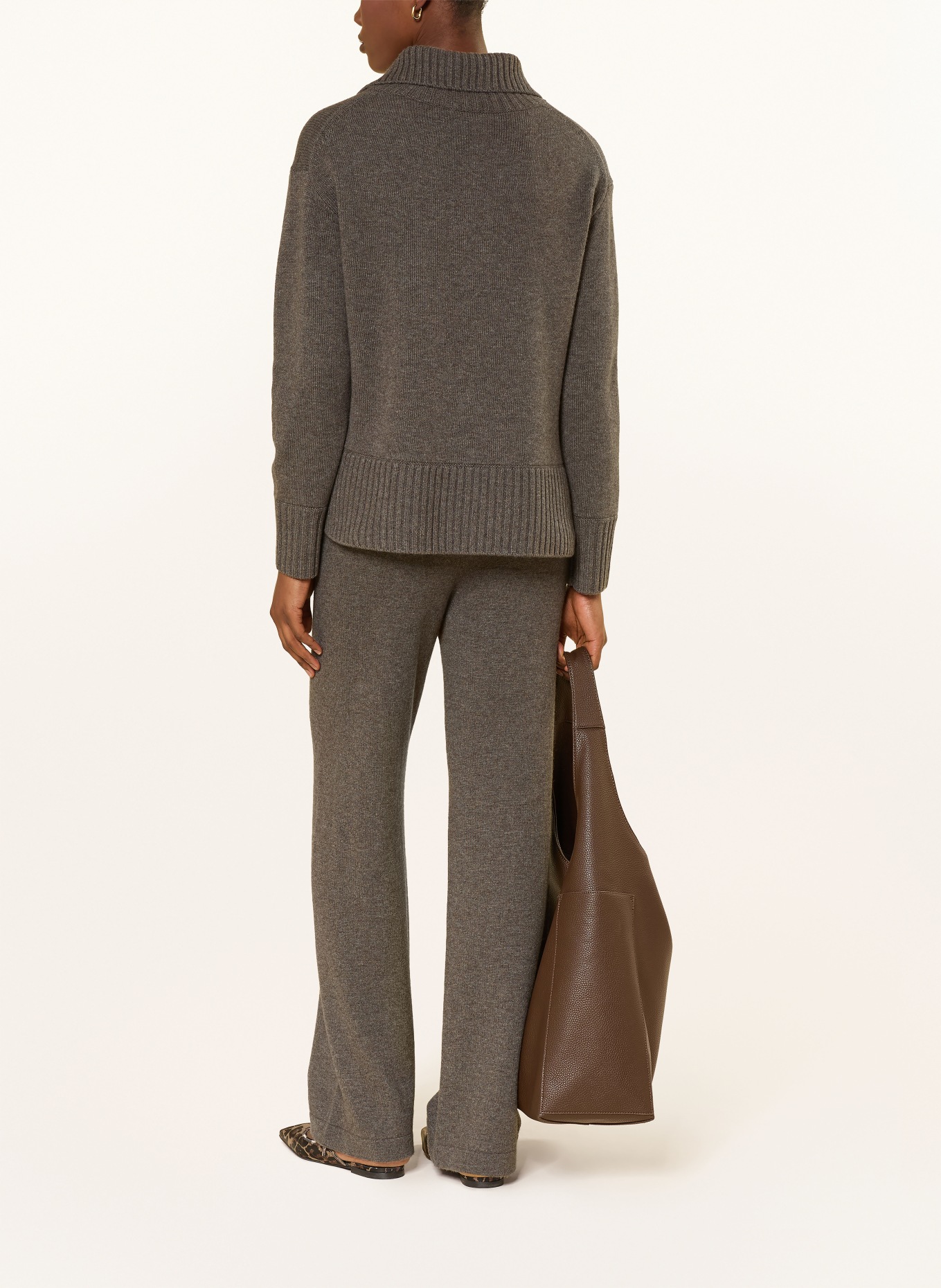 darling harbour Strickhose mit Cashmere: truffle melange