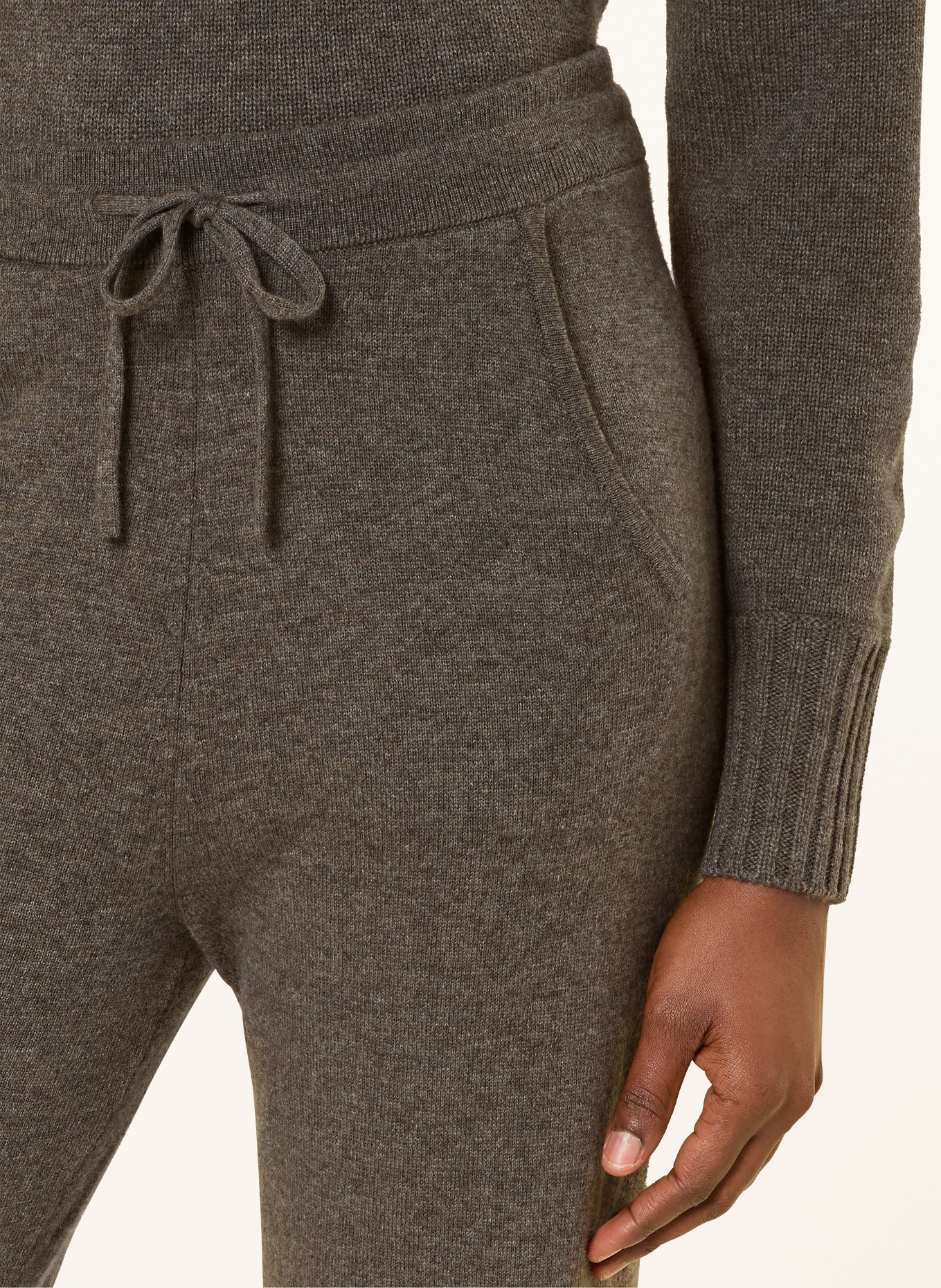 darling harbour Strickhose mit Cashmere: truffle melange