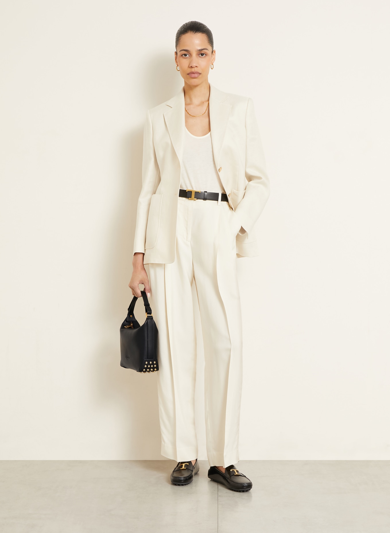 TOD'S Handtas MINI: ZWART / GOUD