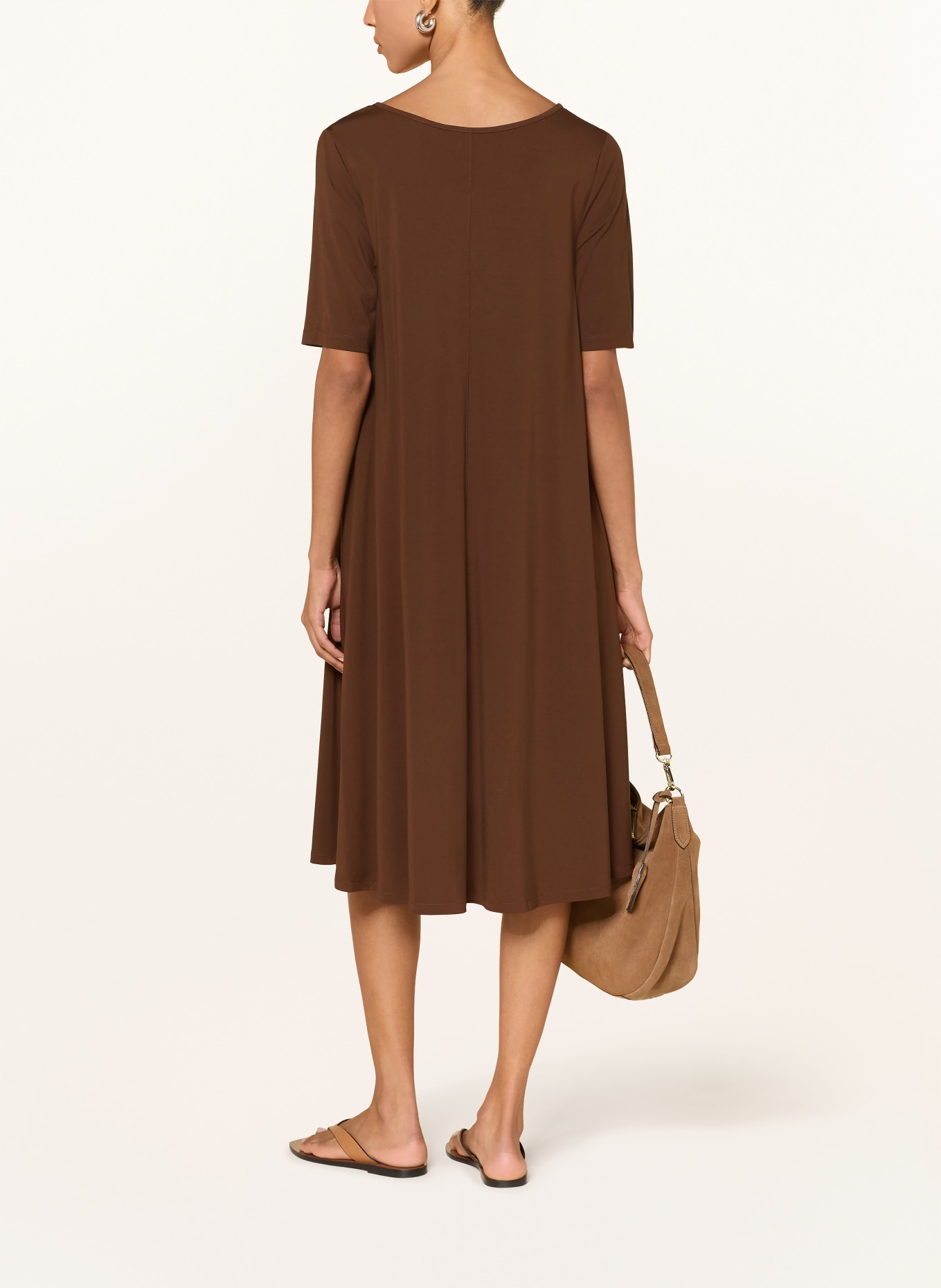 Herrlicher Jersey Dress VIANNE: DARK BROWN