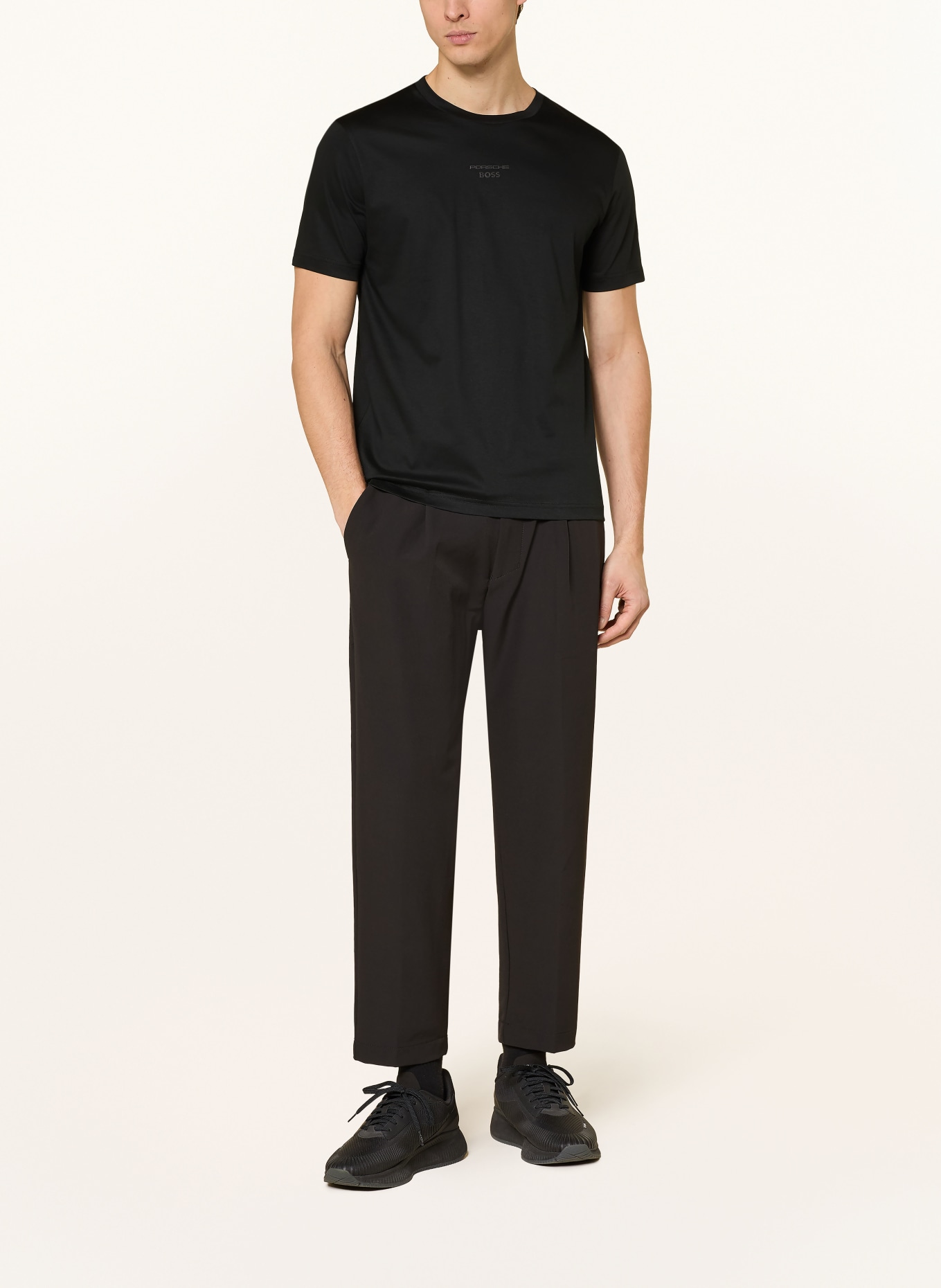 BOSS T-Shirt SPIRIT: SCHWARZ