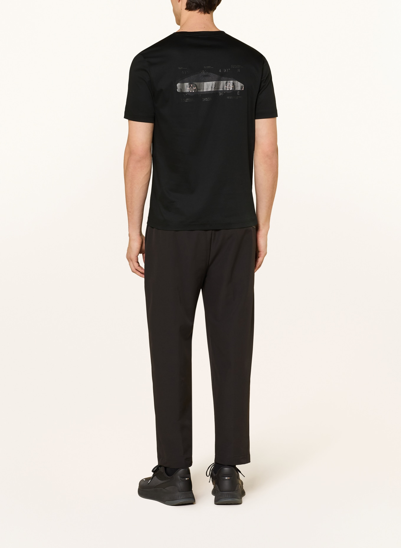 BOSS T-Shirt SPIRIT: SCHWARZ