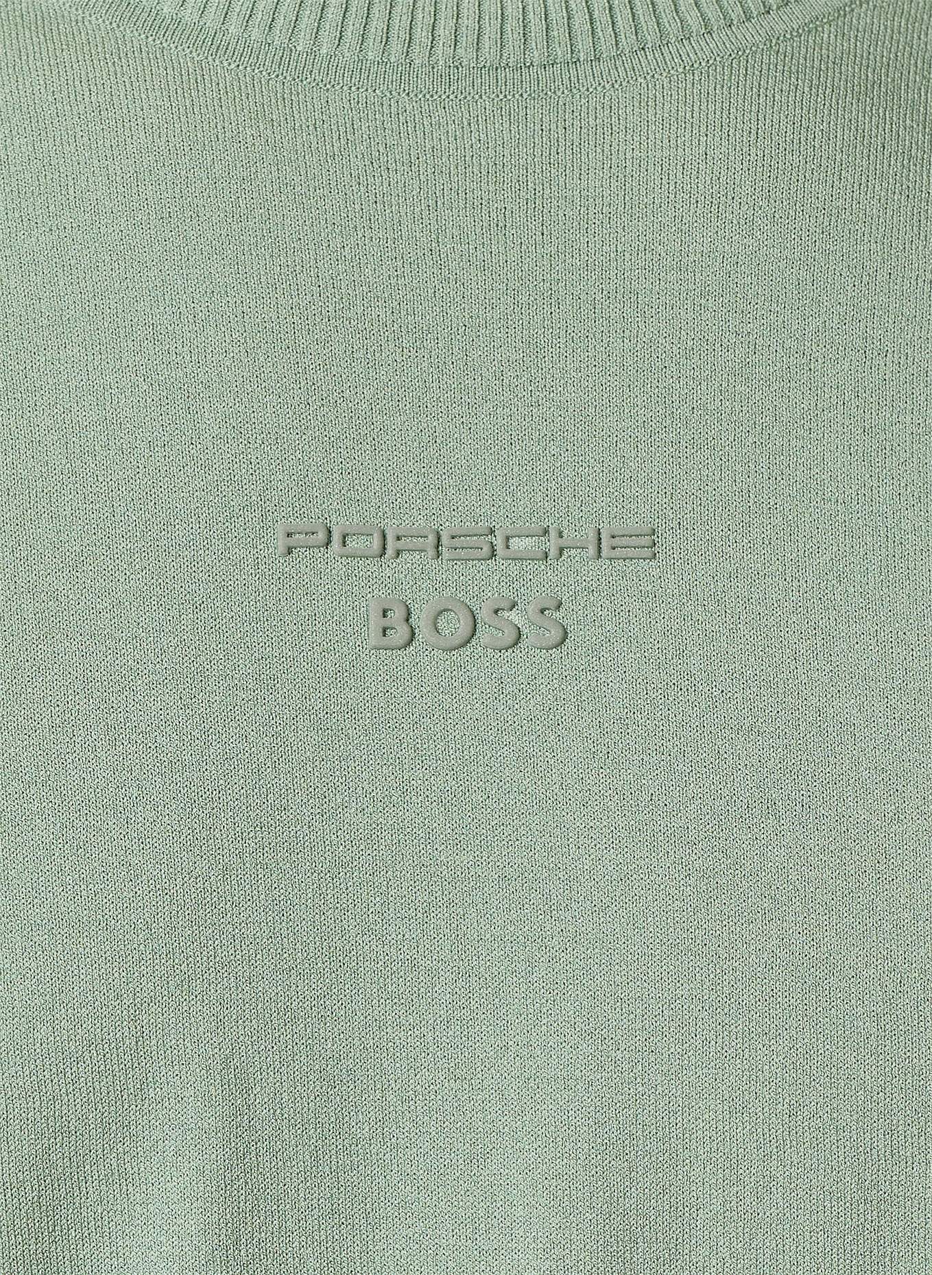 BOSS Strickshirt SPIRIT70: HELLGRÜN