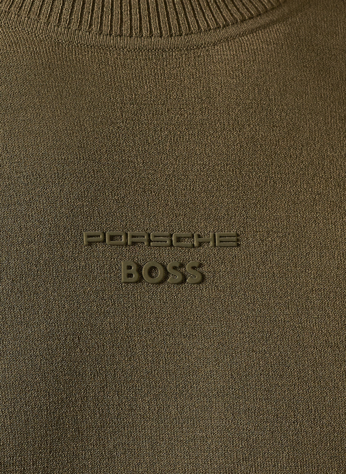 BOSS Strickshirt SPIRIT70: OLIV