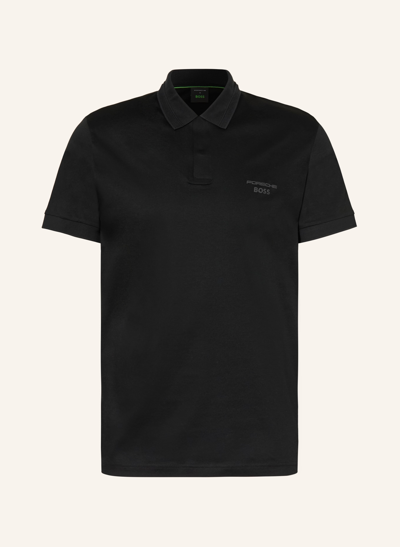 BOSS Polo en jersey SPIRIT 70, coupe classique: NOIR