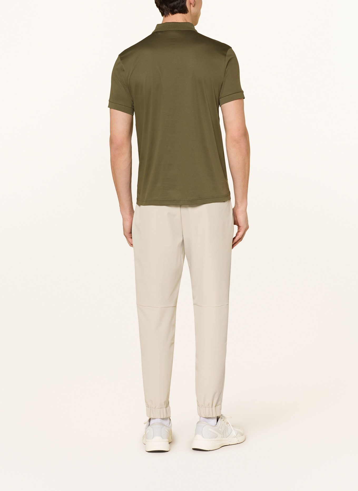 BOSS Polo en jersey SPIRIT 70, coupe classique: OLIVE