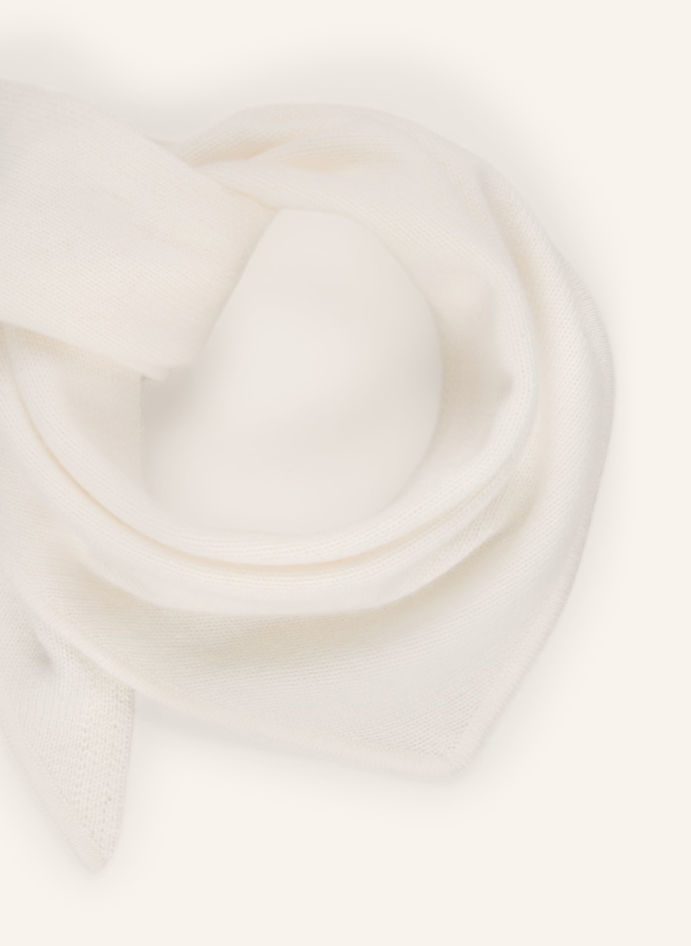 darling harbour Dreieckstuch mit Cashmere: CREME