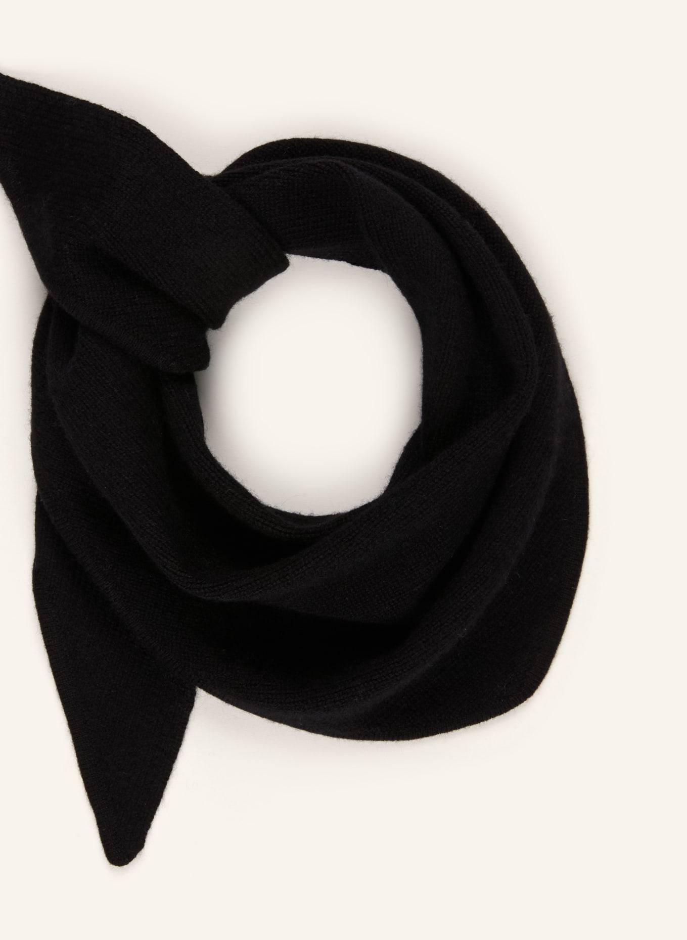 darling harbour Dreieckstuch mit Cashmere: BLACK