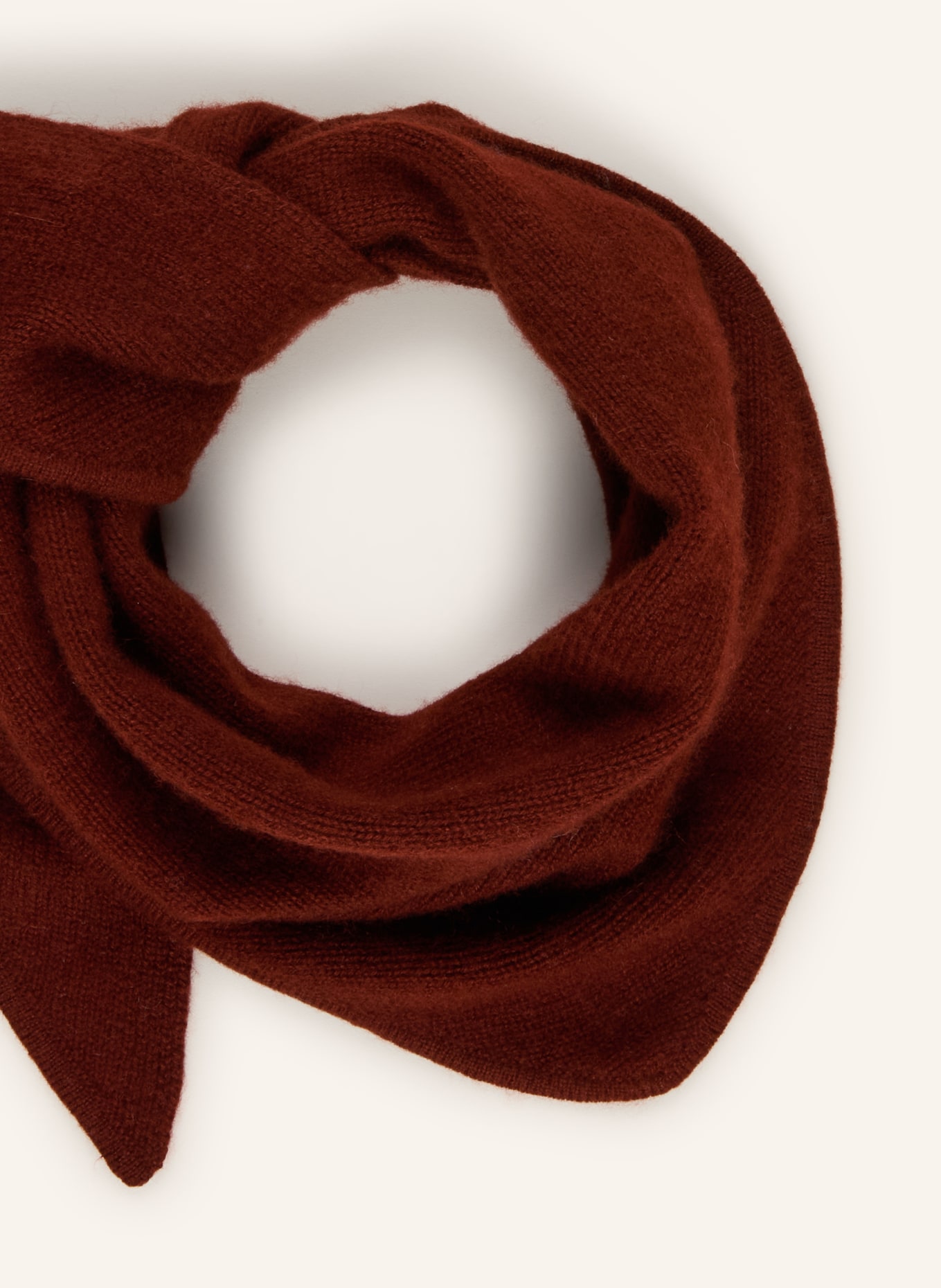 darling harbour Dreieckstuch mit Cashmere: MARONE
