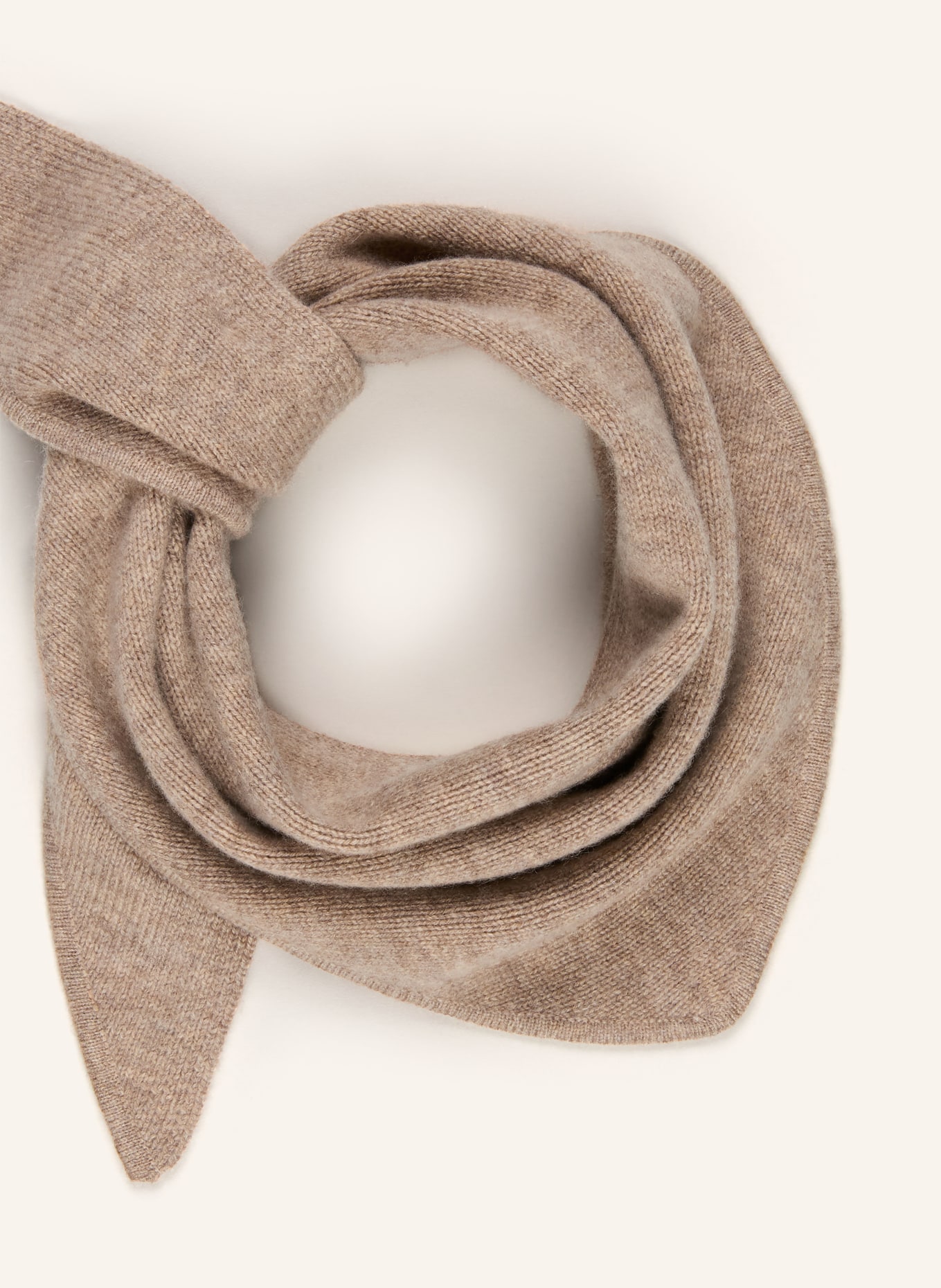 darling harbour Dreieckstuch mit Cashmere: GREIGE MELANGE