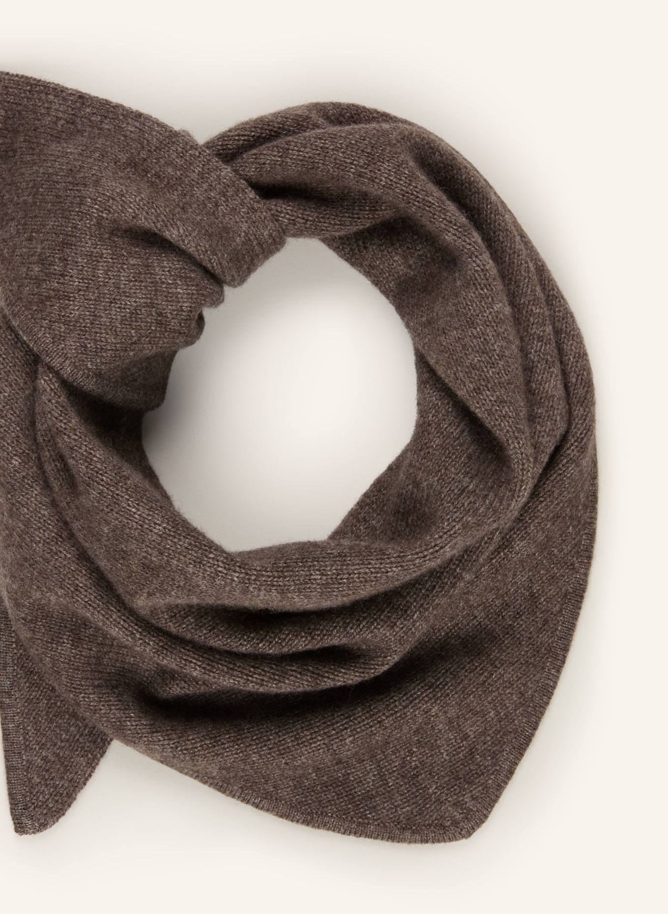darling harbour Dreieckstuch mit Cashmere: truffle melange