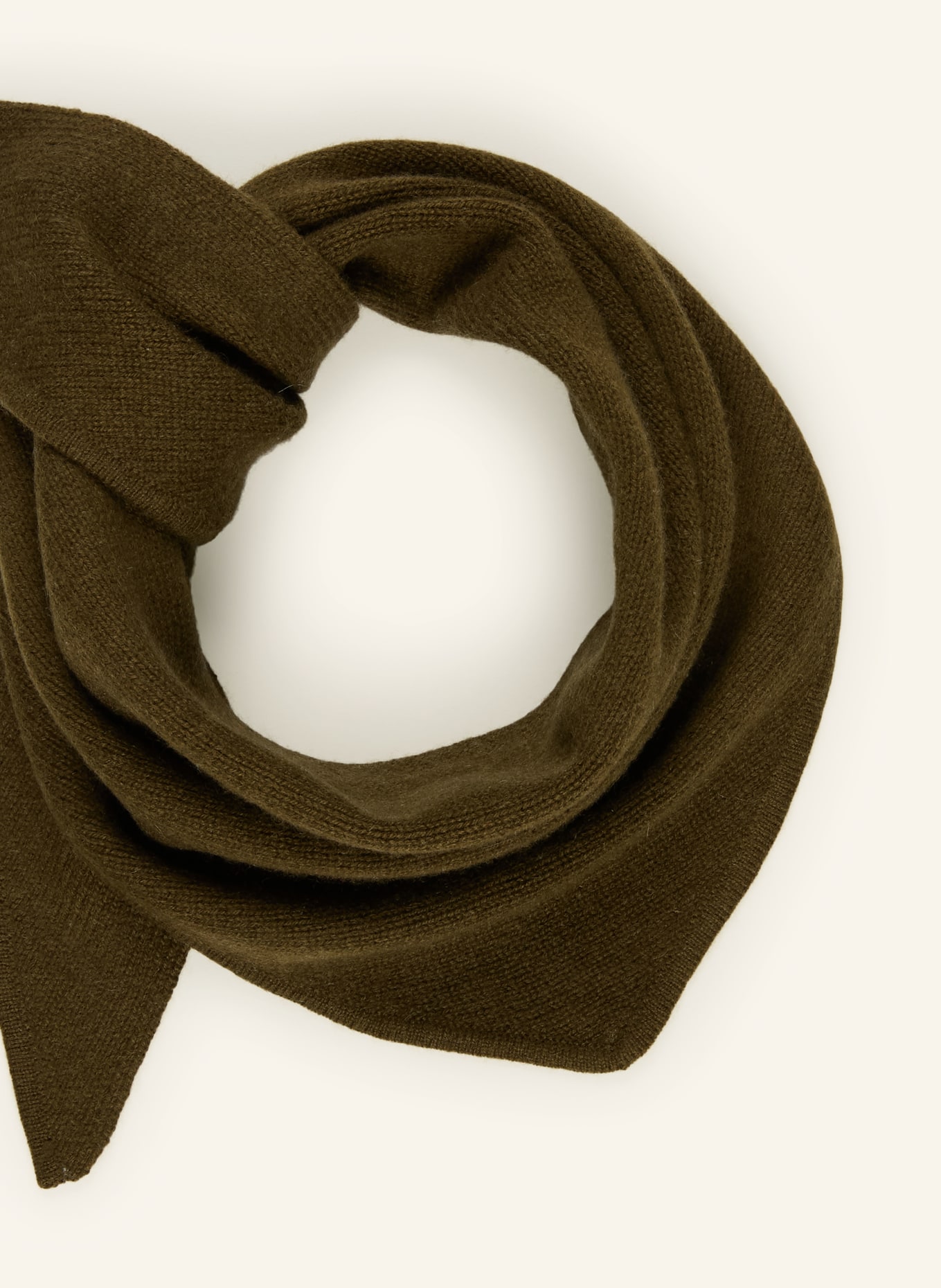 darling harbour Dreieckstuch mit Cashmere: OLIVE