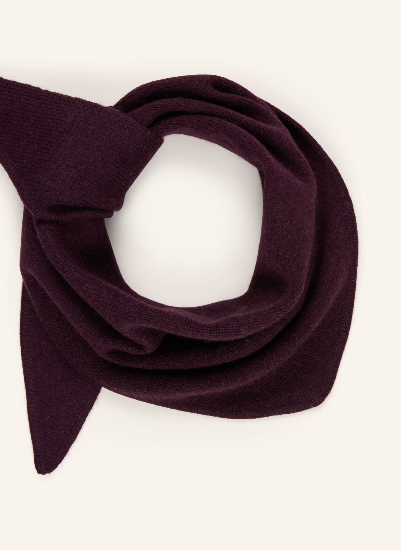 darling harbour Dreieckstuch mit Cashmere: PLUM