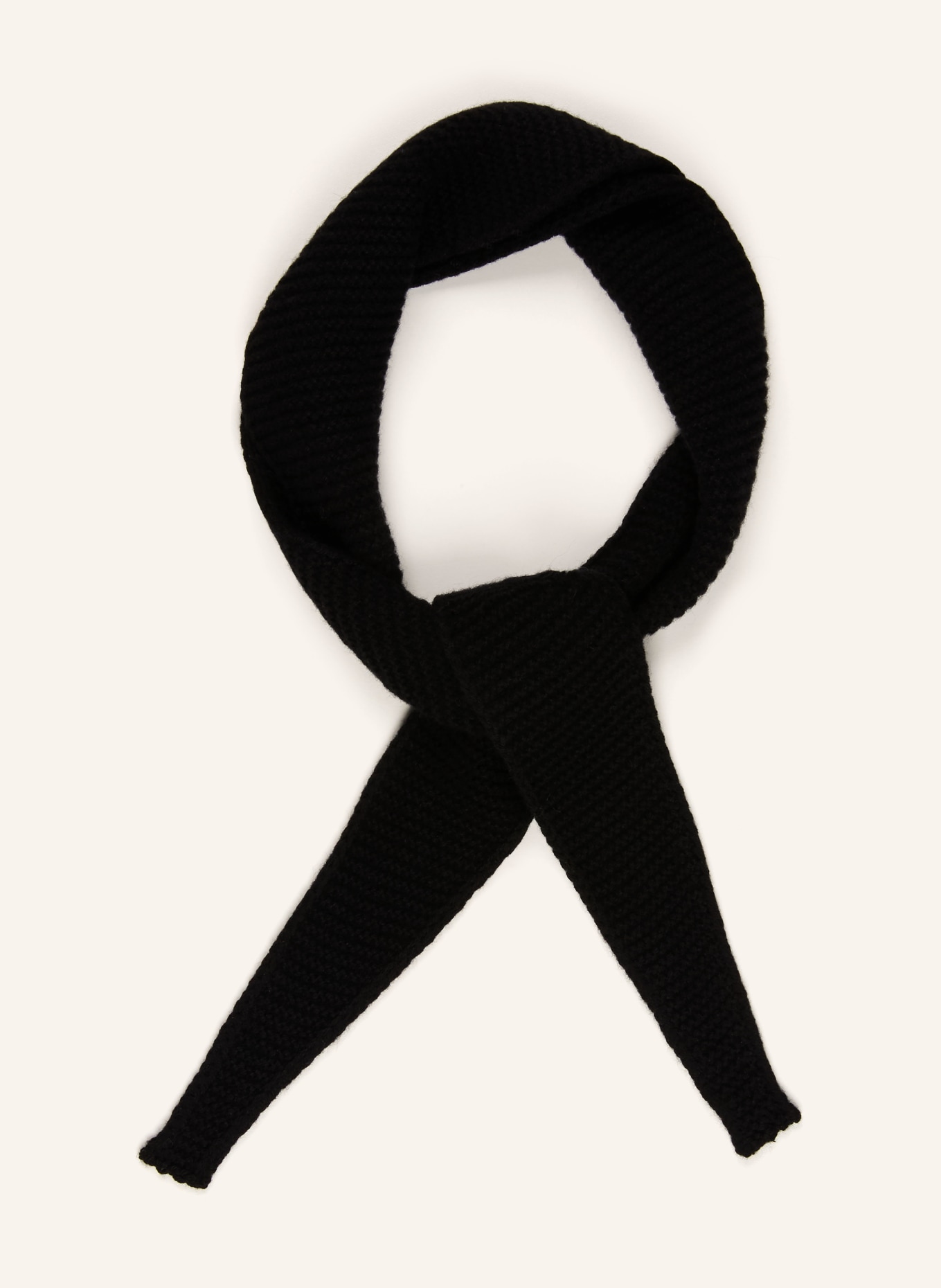 darling harbour Schal mit Cashmere: BLACK