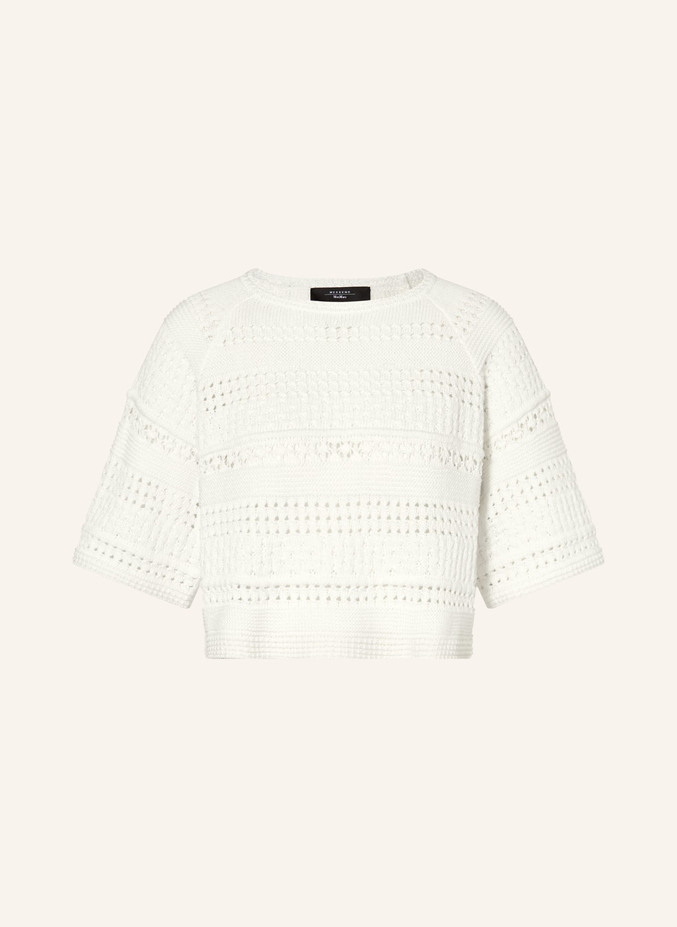 WEEKEND Max Mara IORCHE Knit Shirt: CREAM
