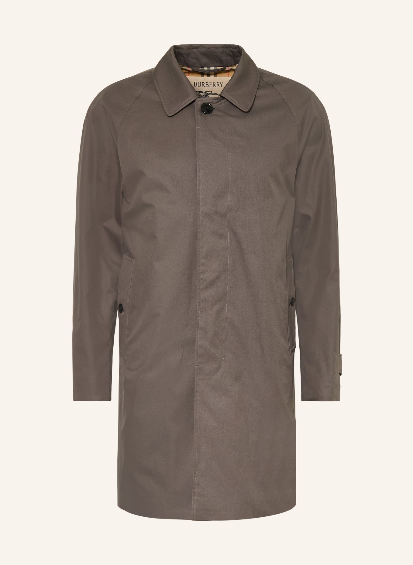 BURBERRY Płaszcz CAMDEN: CZIEMNOSZARY