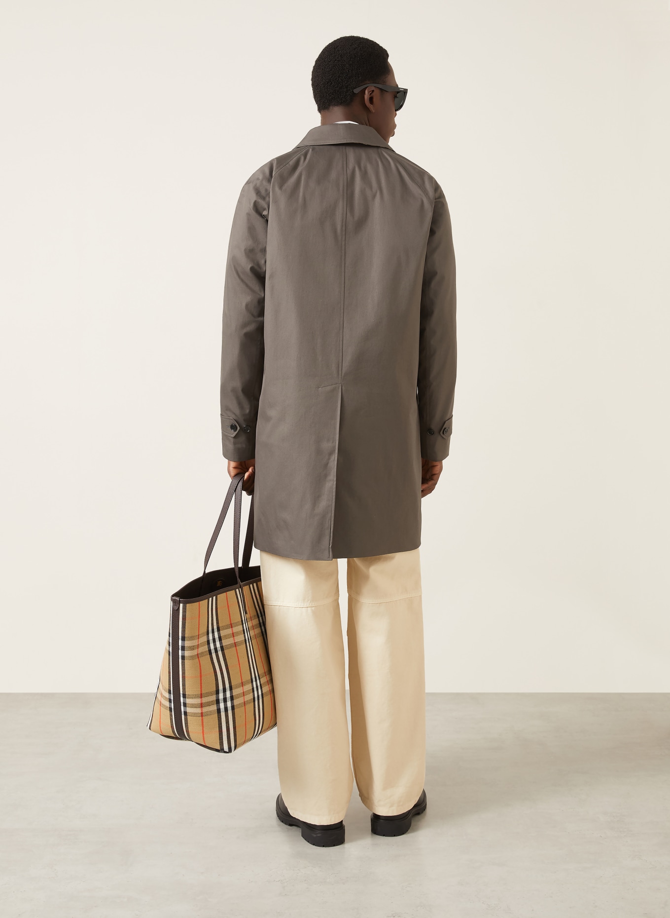 BURBERRY Płaszcz CAMDEN: CZIEMNOSZARY