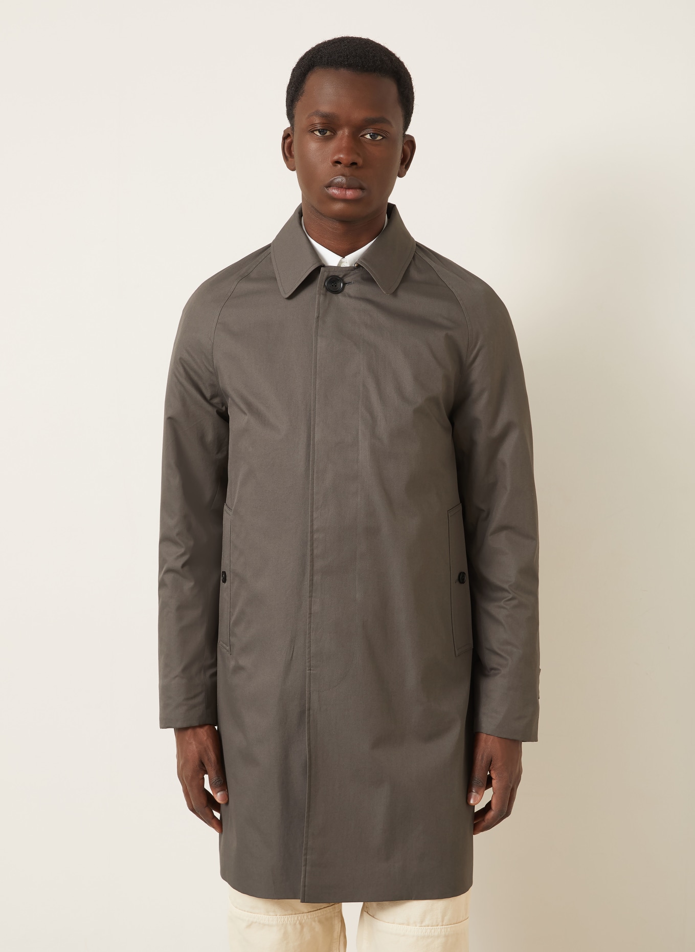 BURBERRY Płaszcz CAMDEN: CZIEMNOSZARY