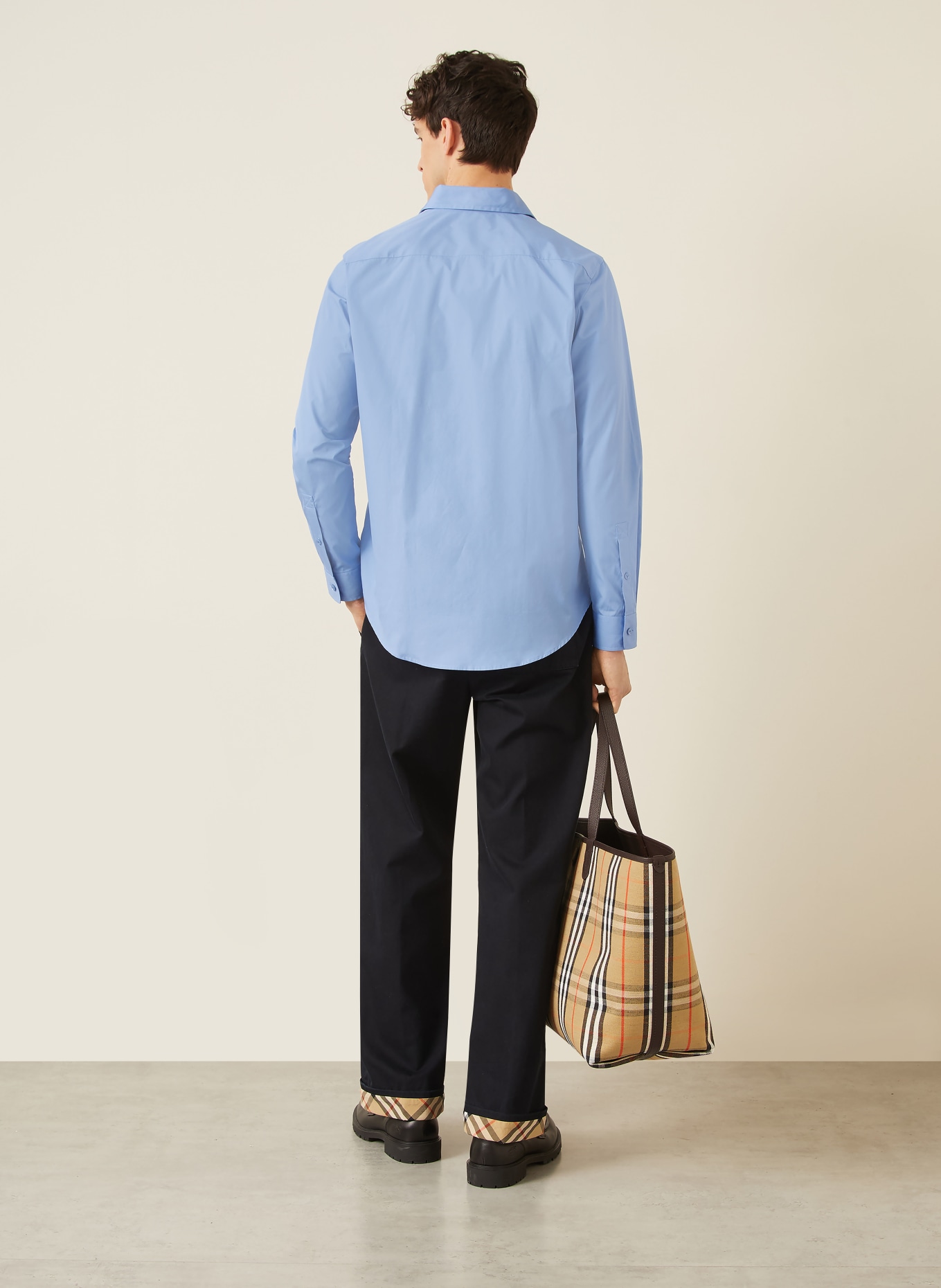 BURBERRY Regular Fit Shirt: BLUE
