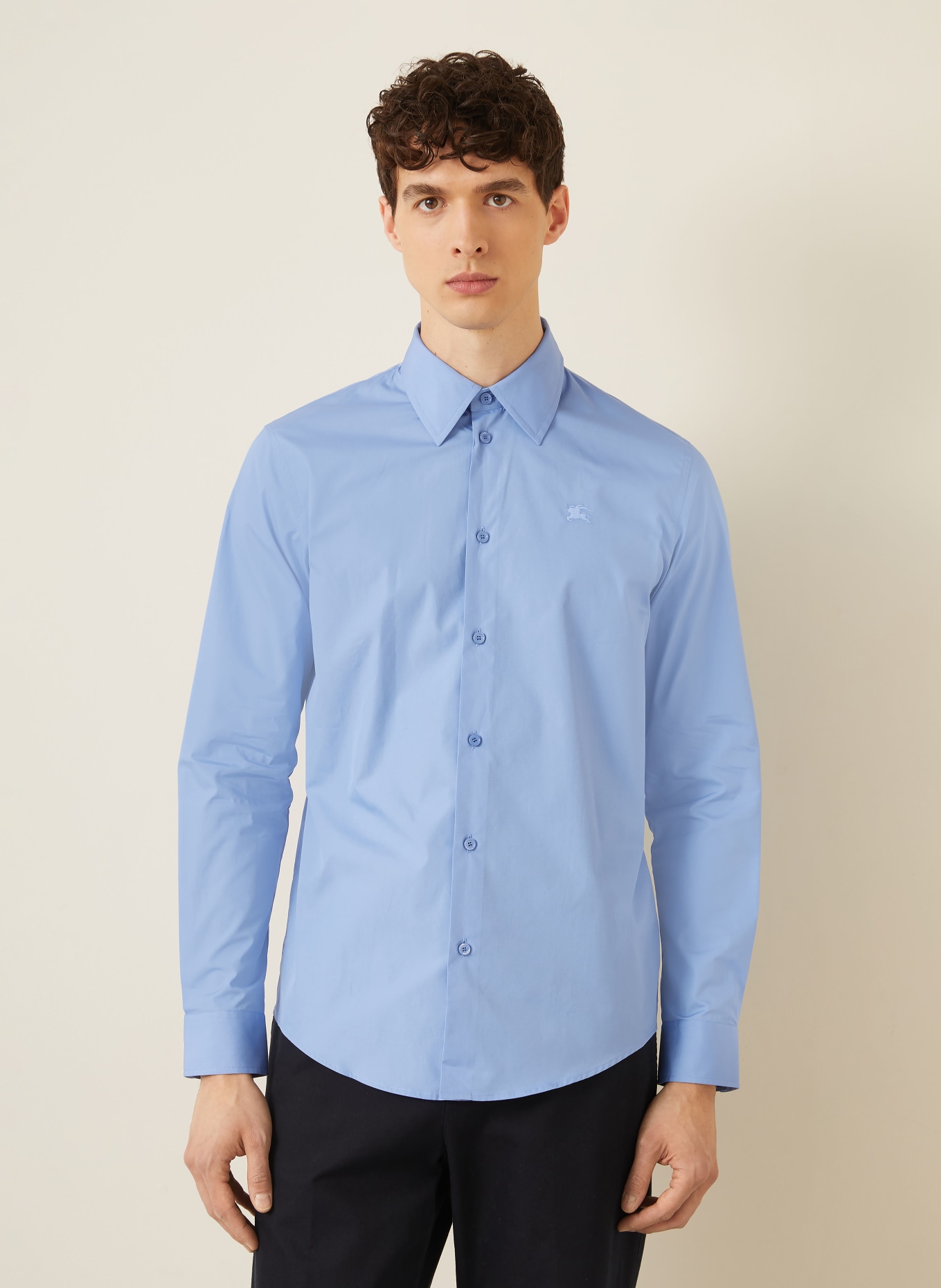 BURBERRY Regular Fit Shirt: BLUE
