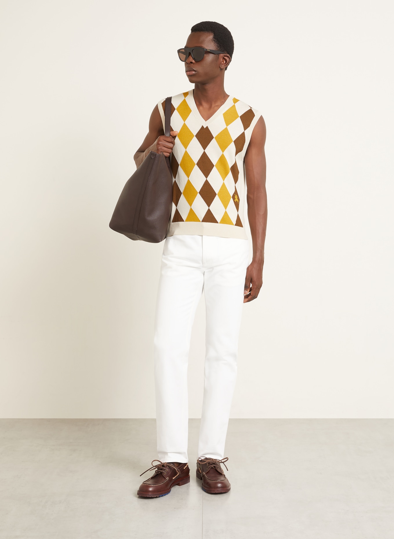 BURBERRY Jeans DAVID Slim Fit: A2014 CHALK WHITE