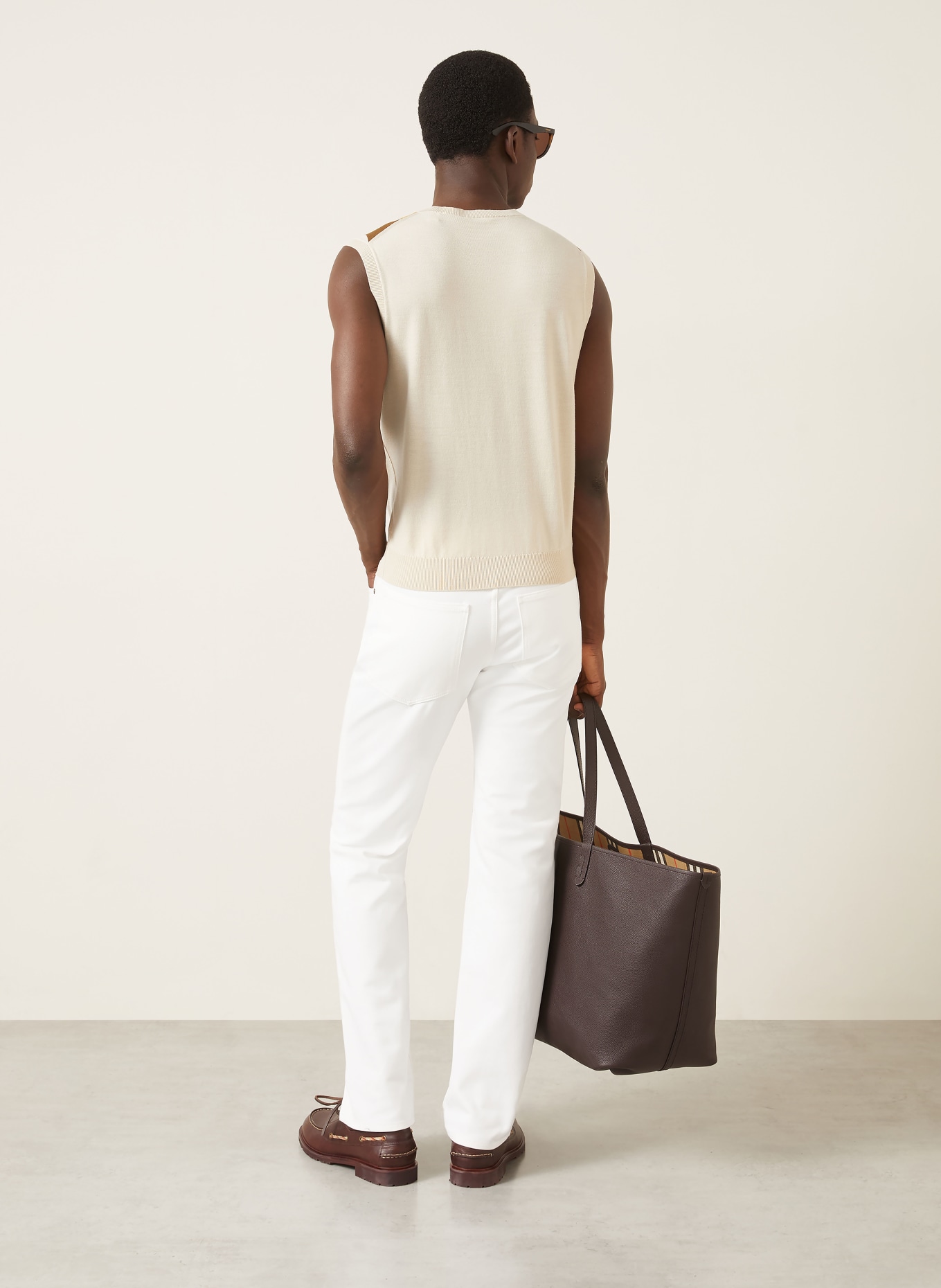 BURBERRY Jeans DAVID Slim Fit: A2014 CHALK WHITE