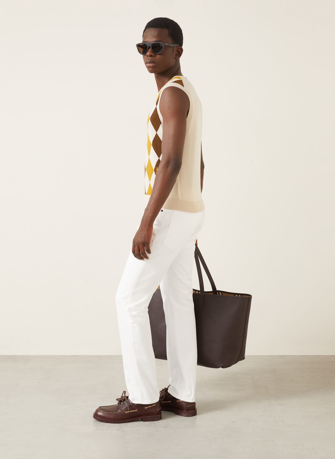 BURBERRY Jeans DAVID Slim Fit: A2014 CHALK WHITE