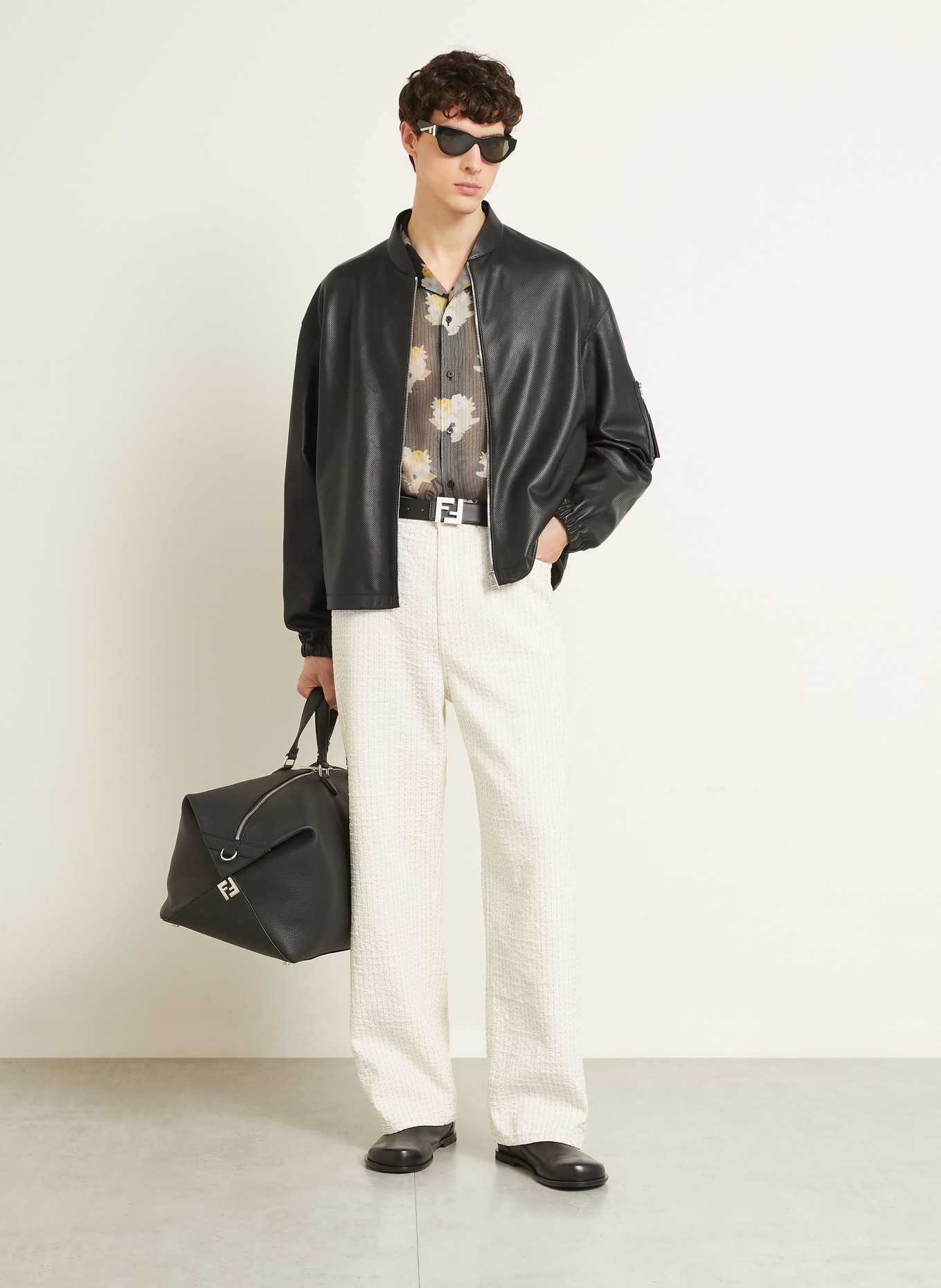 FENDI Jeans Relaxed Fit: CREME / CAMEL