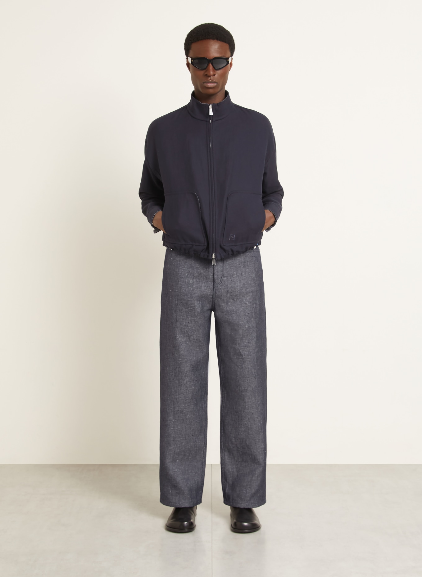 FENDI Reversible jacket: DARK BLUE