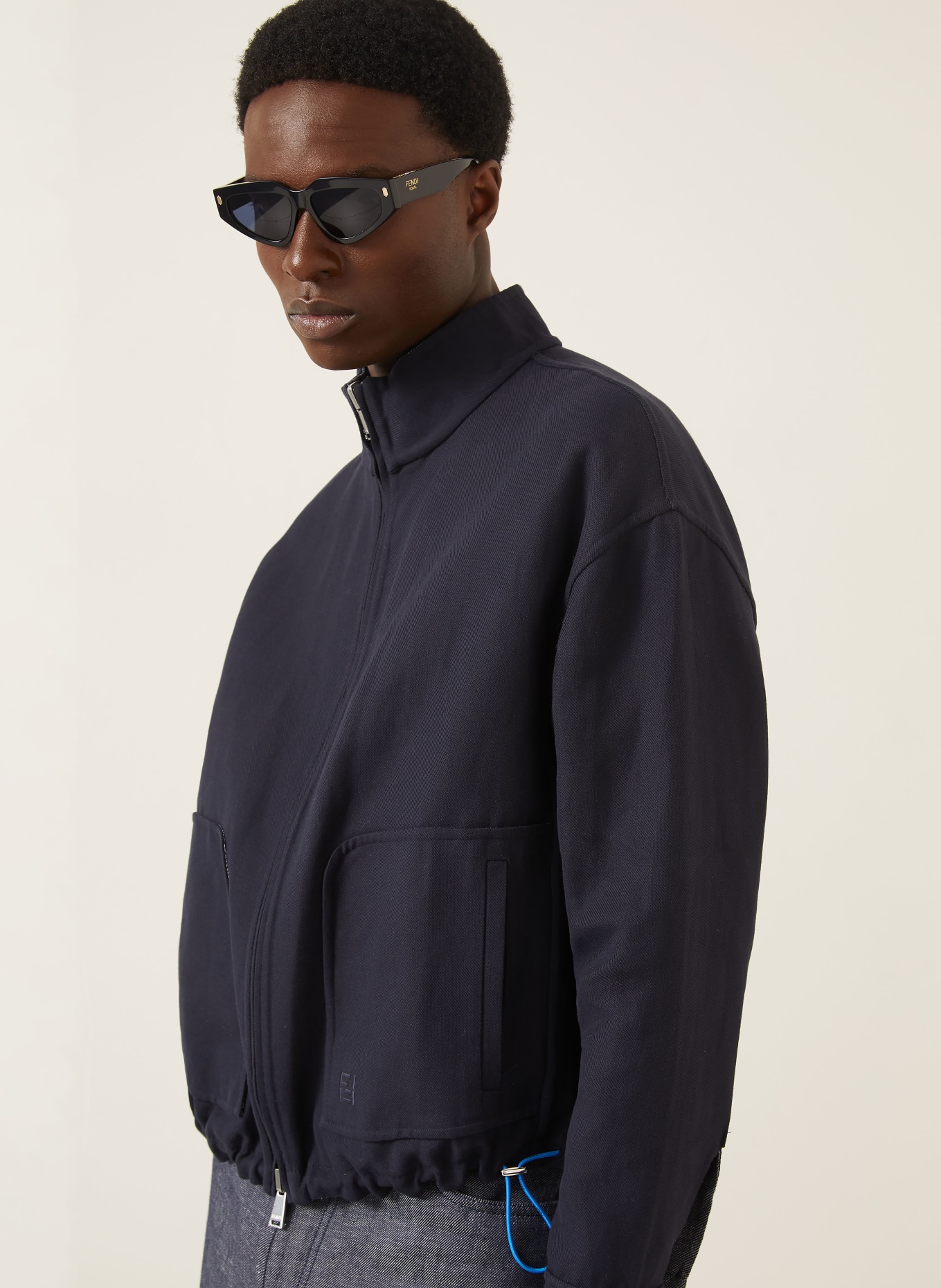 FENDI Reversible jacket: DARK BLUE