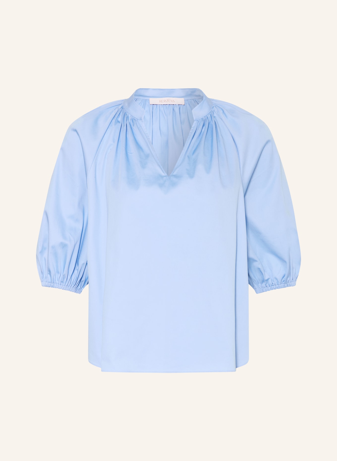 HERZENS Blusenshirt: HELLBLAU