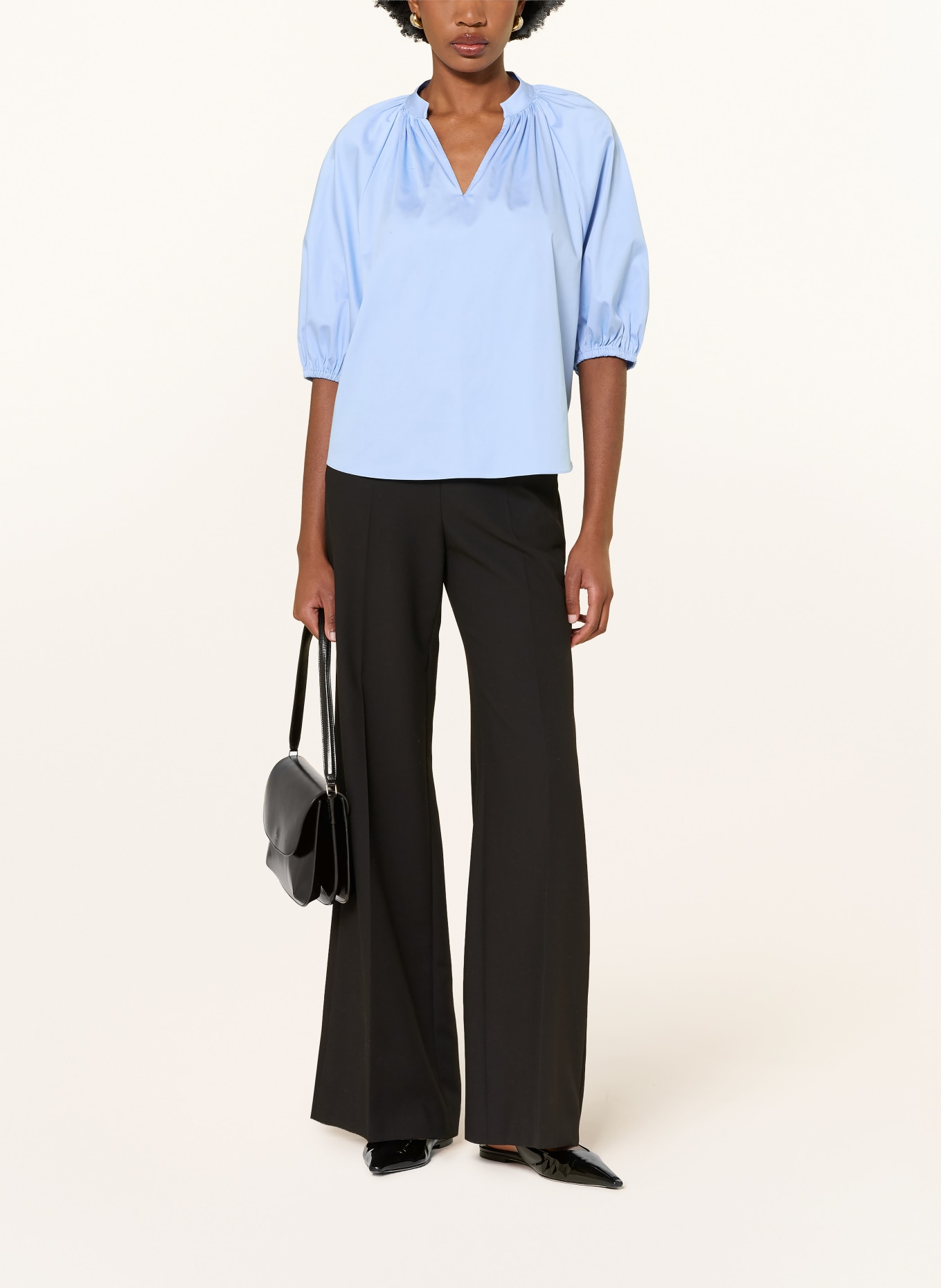 HERZENS Blusenshirt: HELLBLAU